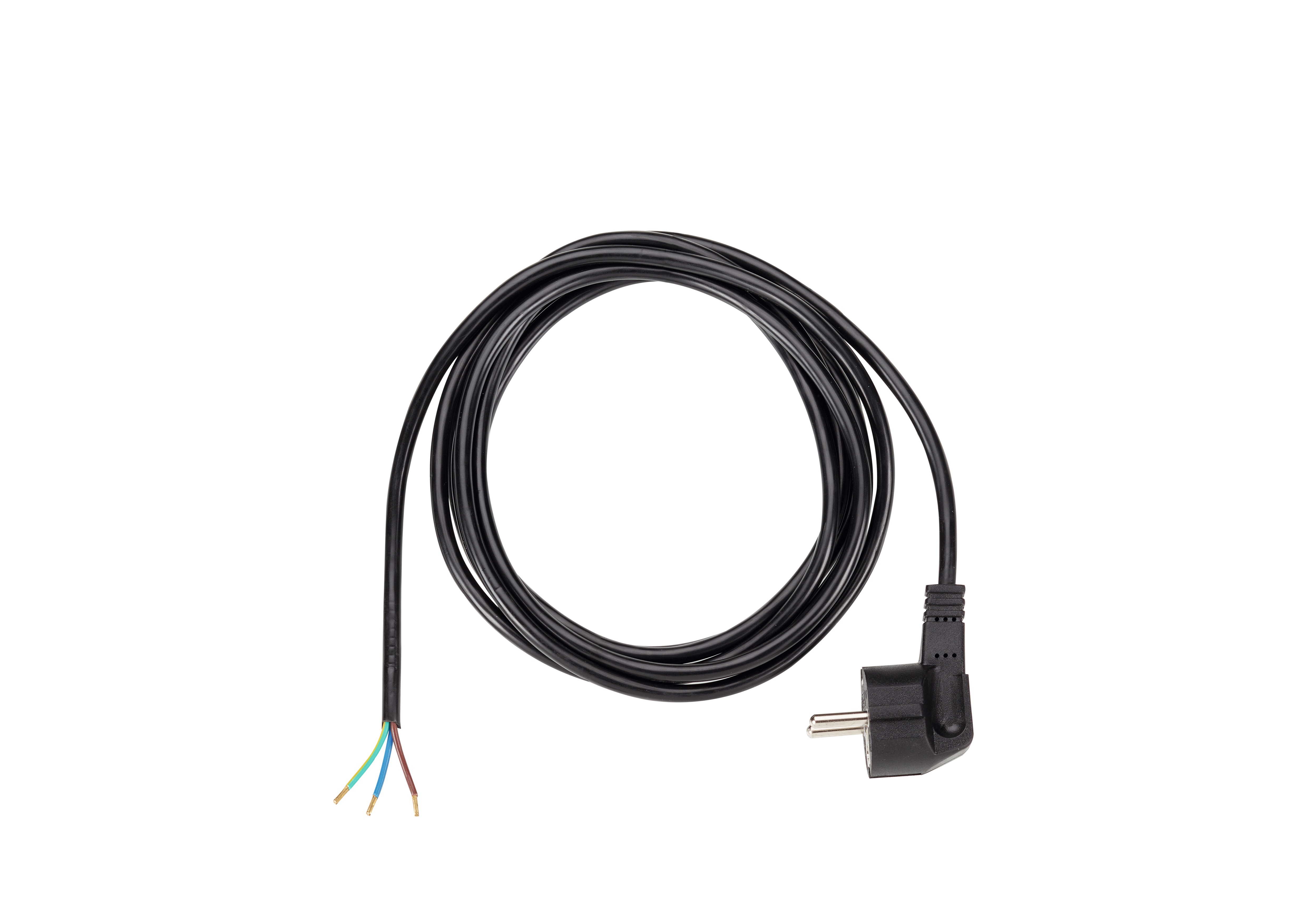 Bachmann jordingskabel, sort, længde 2 m