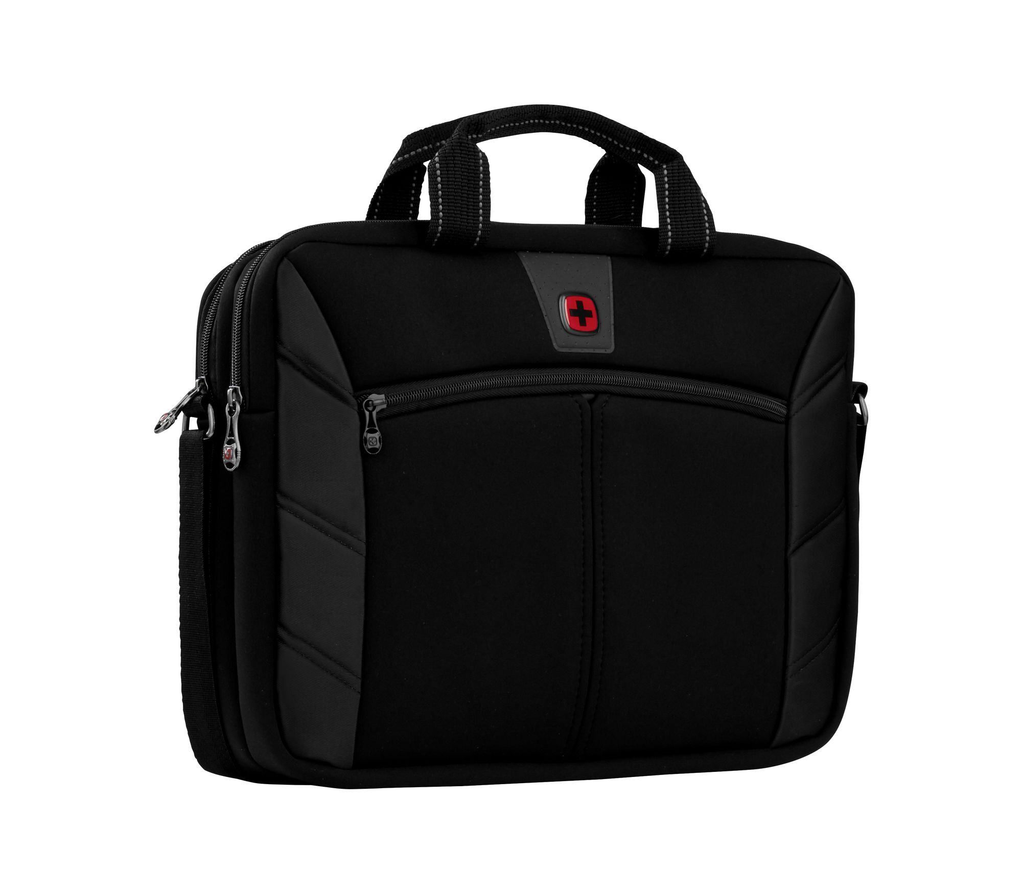 Wenger Sherpa Slank 16-tommer laptop-taske med lomme til tablet – sort