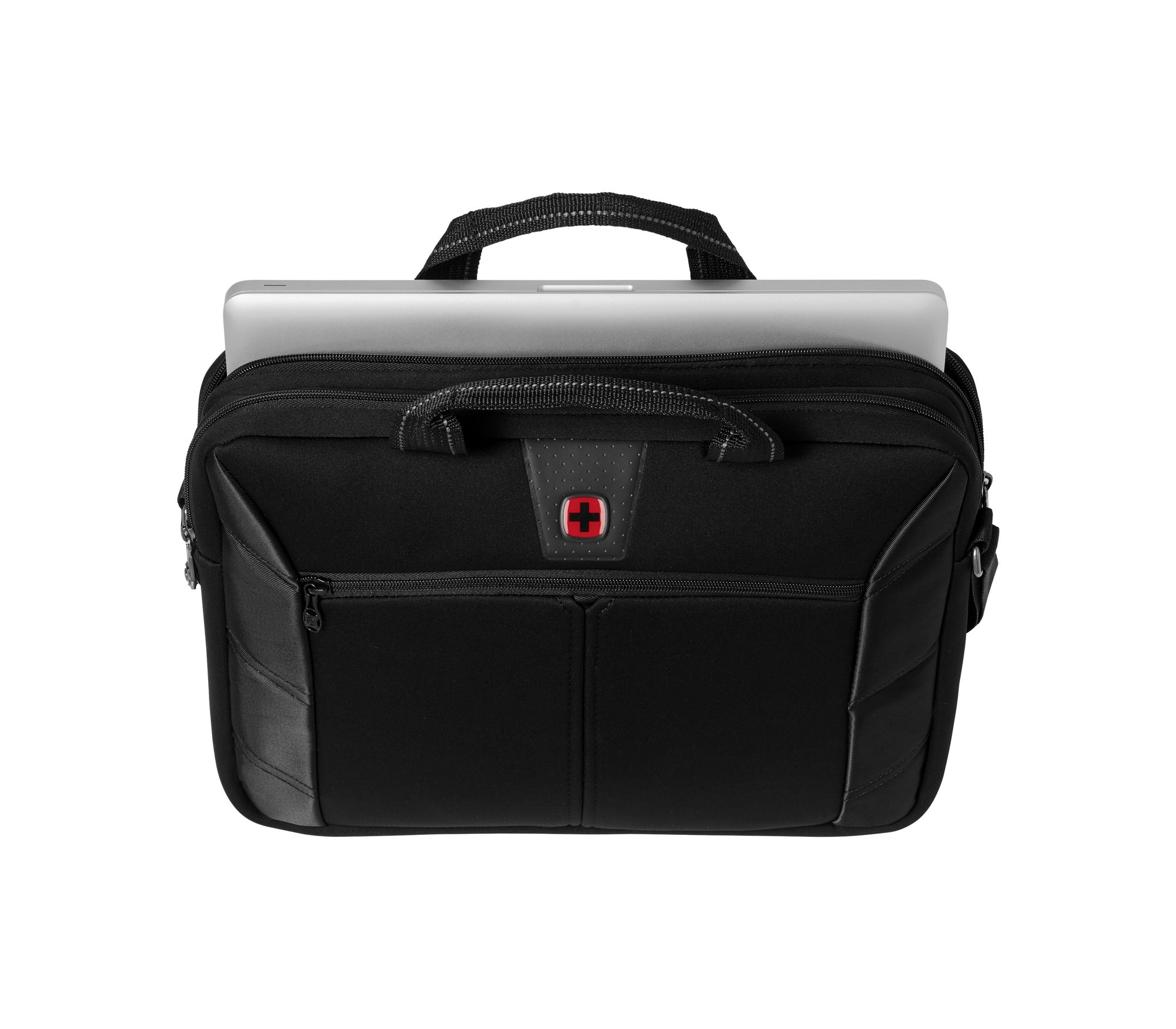 Wenger Sherpa Slank 16-tommer laptop-taske med lomme til tablet – sort