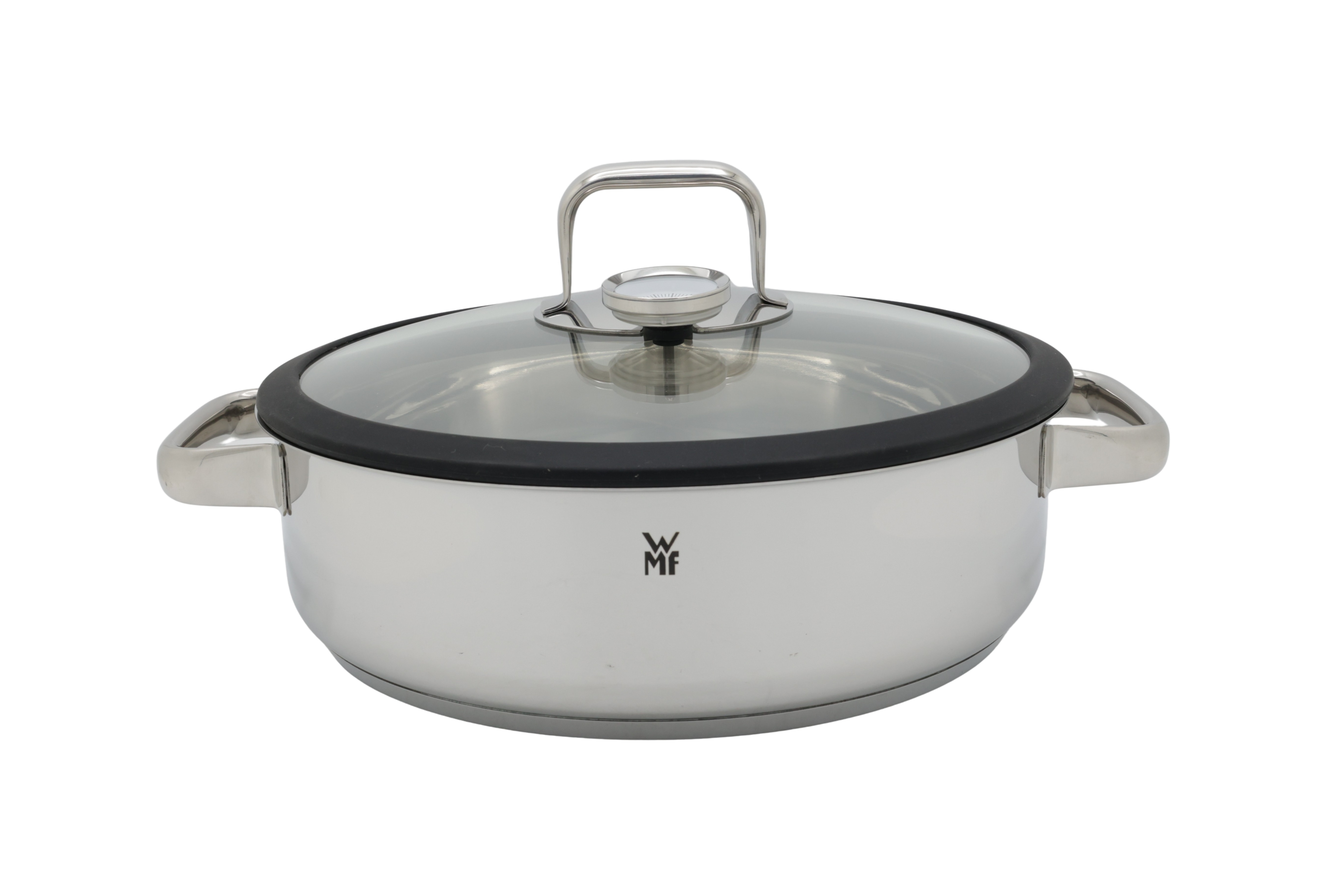 WMF 1743016040 Vitalis dampkoger rund Ø 28 cm ca. 5l med glaslåg