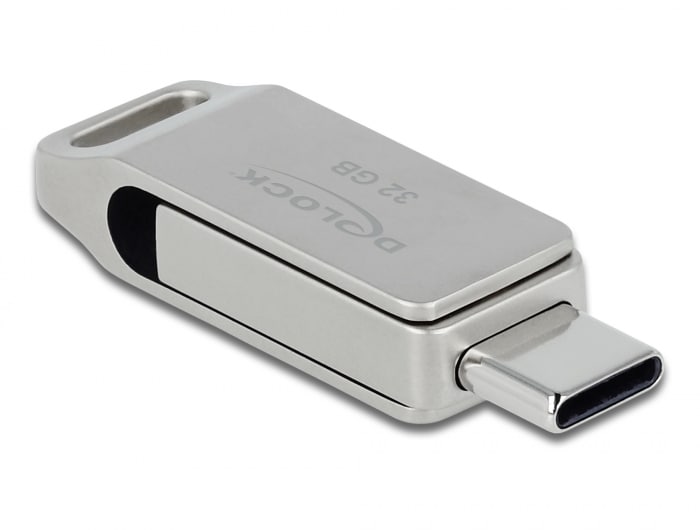 Delock USB 3.2 Gen 1 USB-C Type-A memory stick 32 GB - metalhus