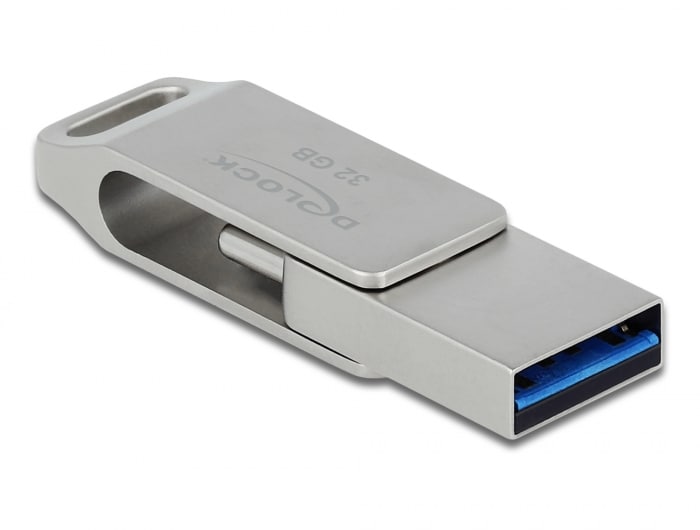 Delock USB 3.2 Gen 1 USB-C Type-A memory stick 32 GB - metalhus