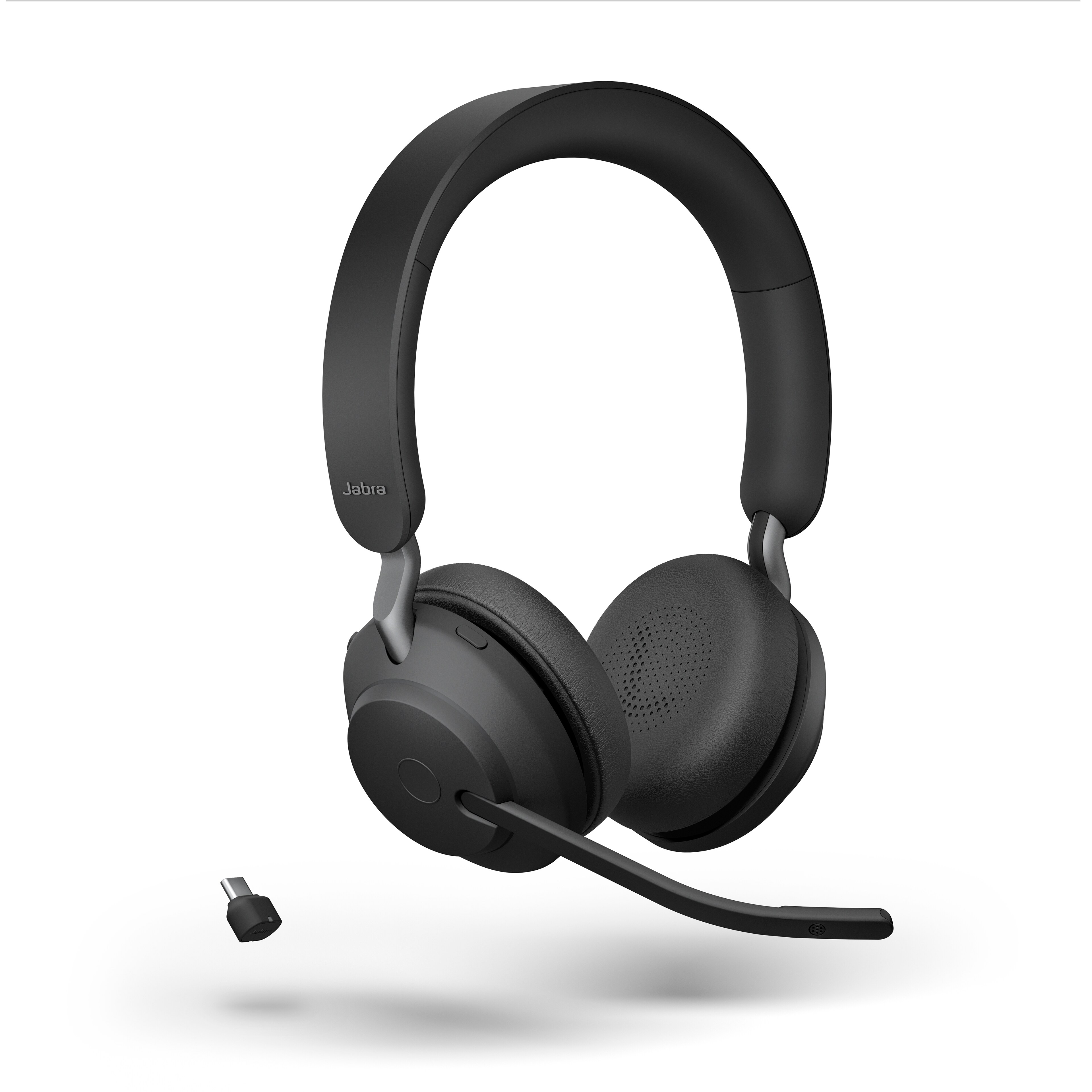 Jabra Evolve2 65 UC Stereo USB-C sort med ladestation