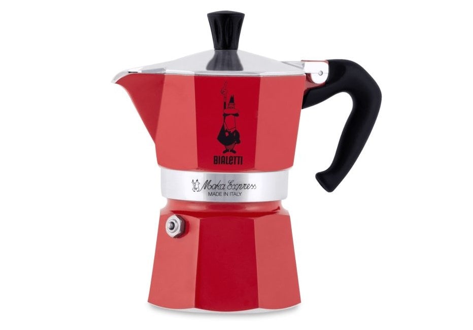 Bialetti Moka Express rød, espressomaskine til 1 kop