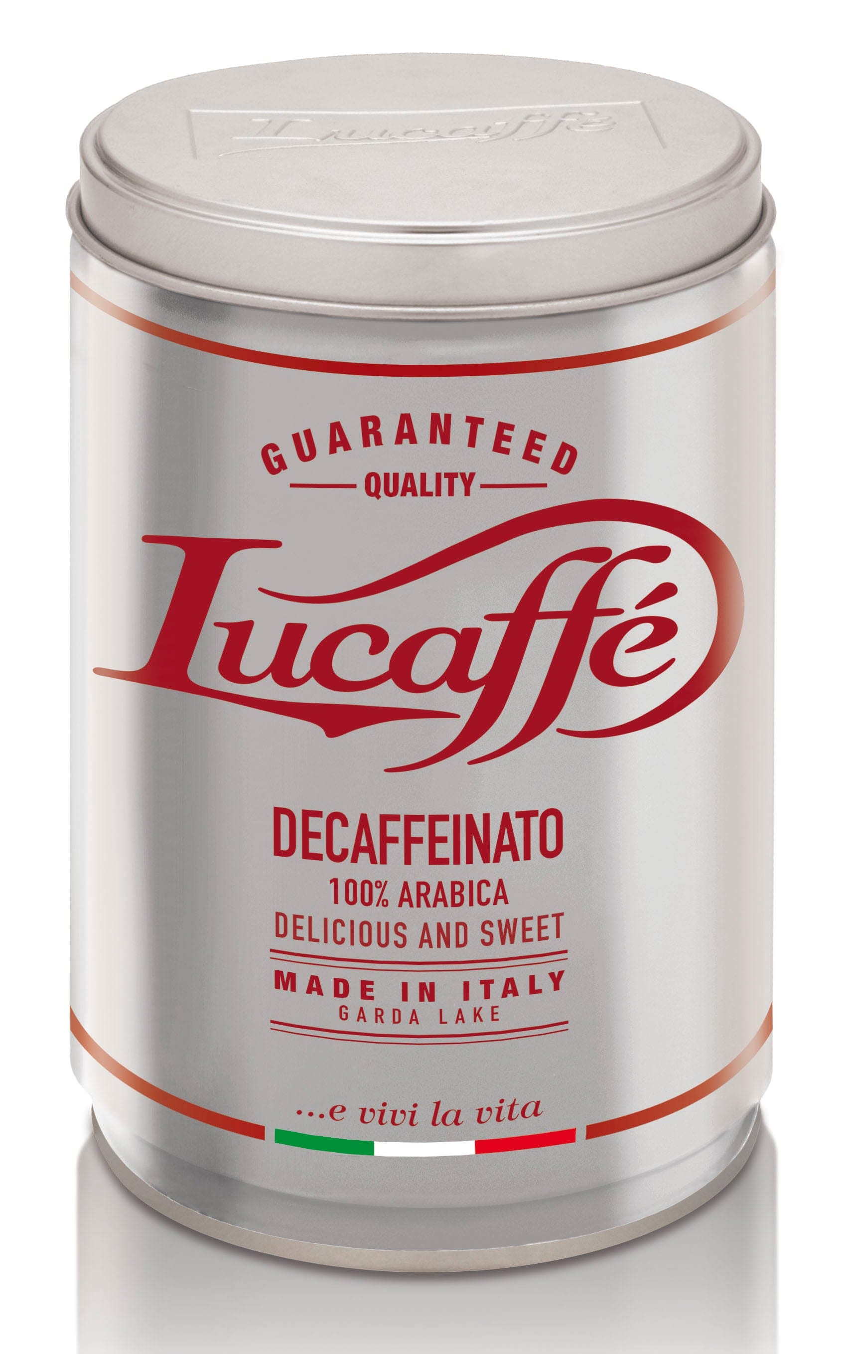 Lucaffe DECAFFEINATO 250 g dåse malet