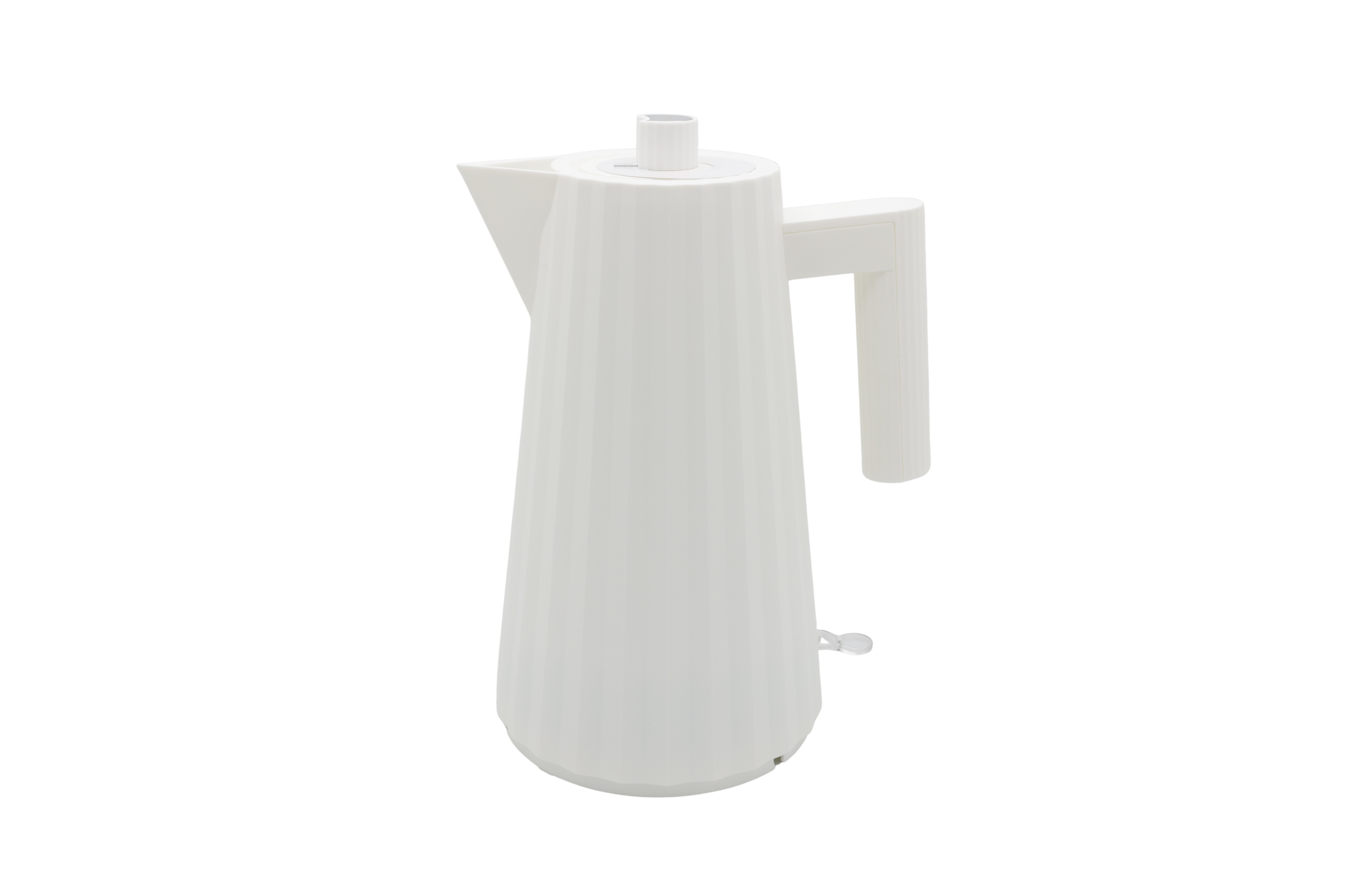 Alessi MDL06 W Plissé kedel hvid, EU-stik