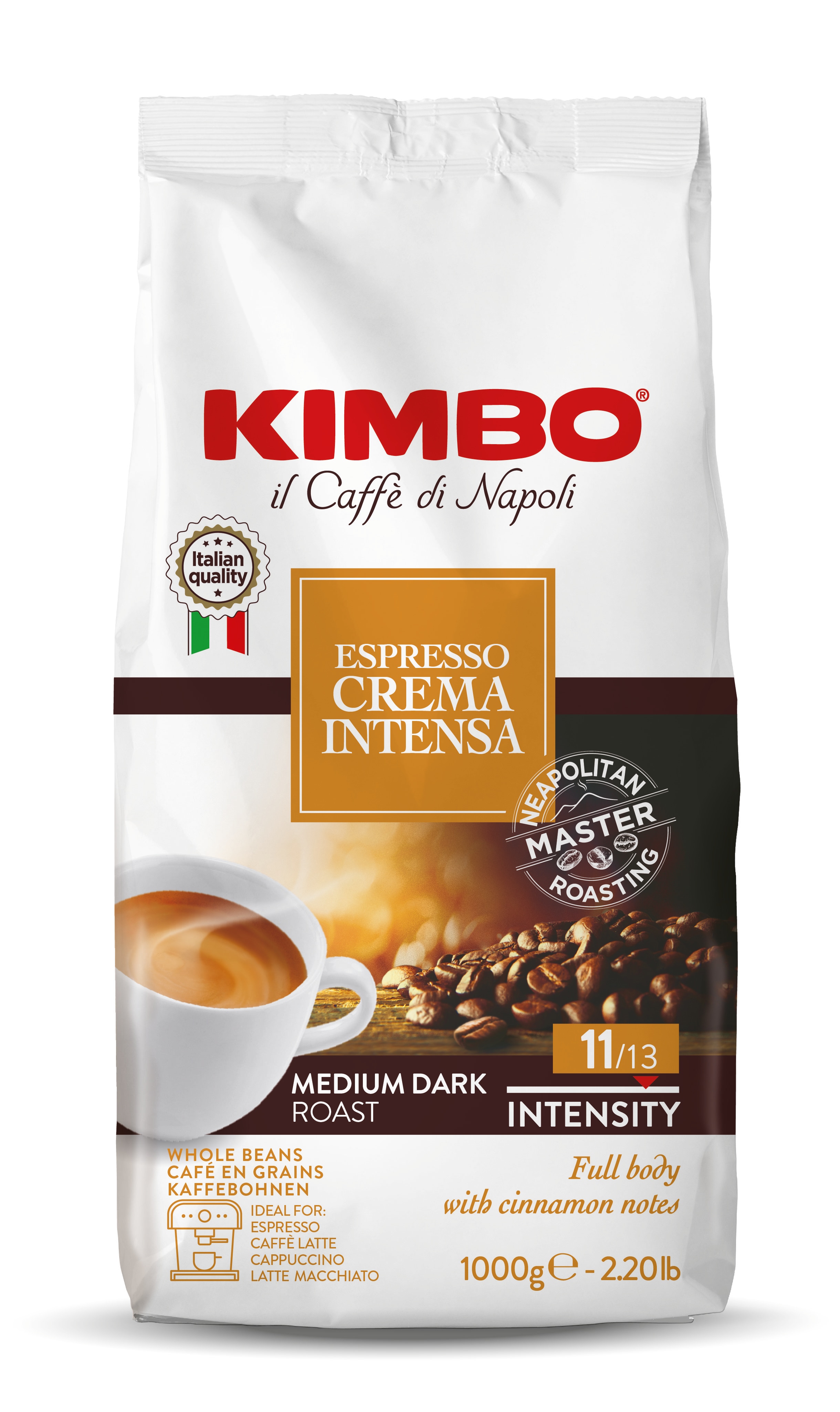 Kimbo Espresso Crema Intensa 1 kg bønner