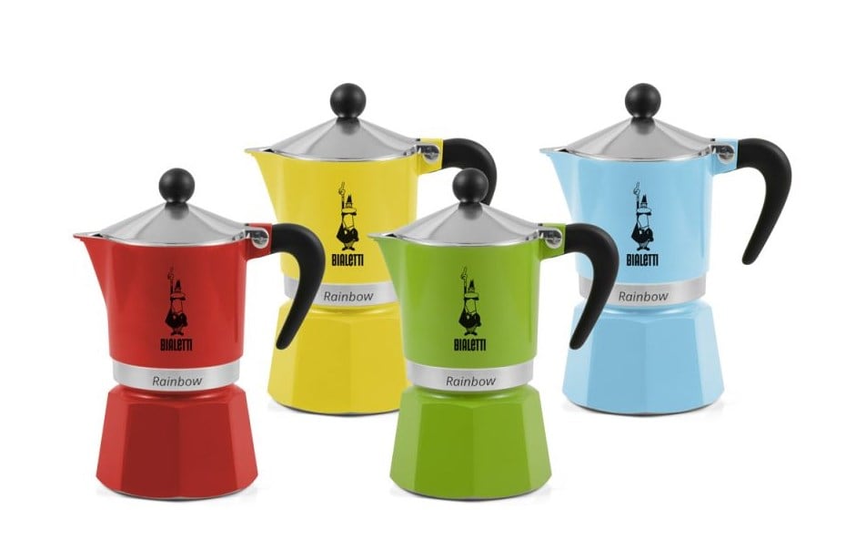 Bialetti Espressomaskine Rainbow 3 kopper grøn