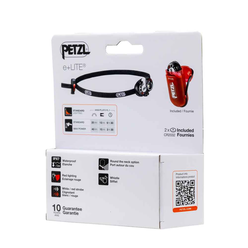 Petzl E02 P4 ELite Hvid/Sort