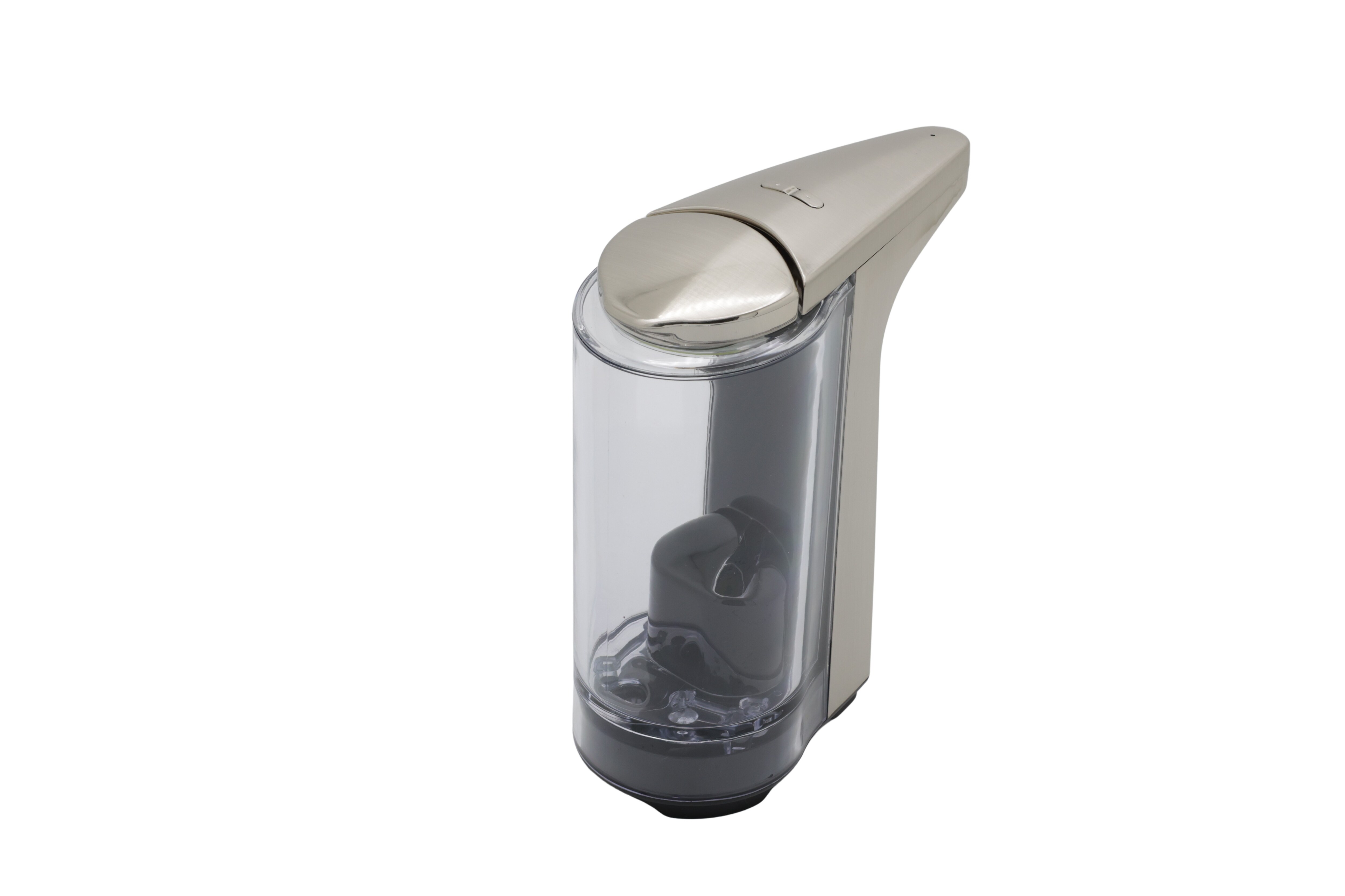 simplehuman batteridrevet sensordispenser, børstet nikkel