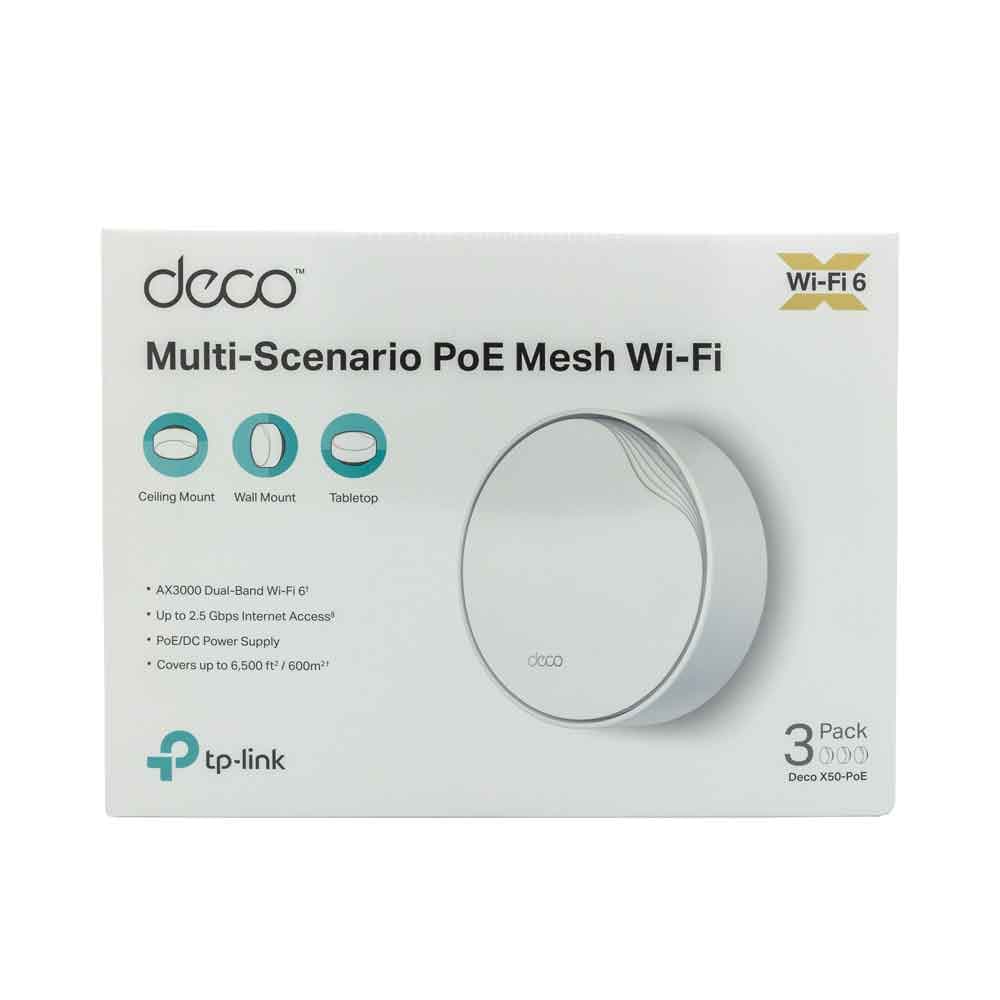 TP-Link Deco X50-PoE 3-pak Mesh