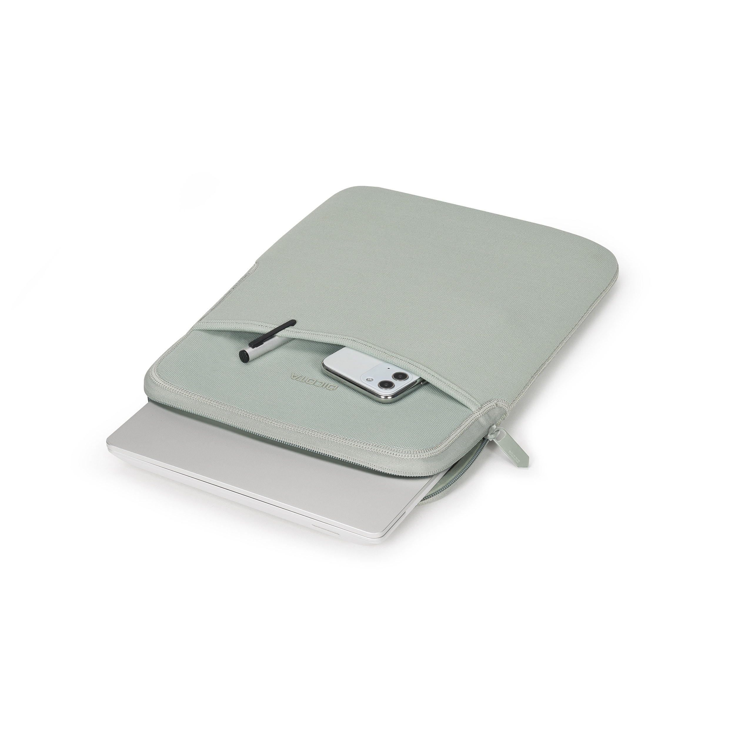 Dicota Sleeve Eco SLIM S til Microsoft Surface, sølvgrå Sage