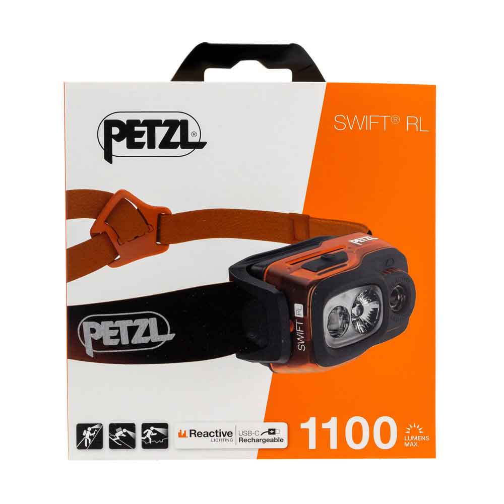 Petzl E095BB01 SWIFT RL Forlygte, orange