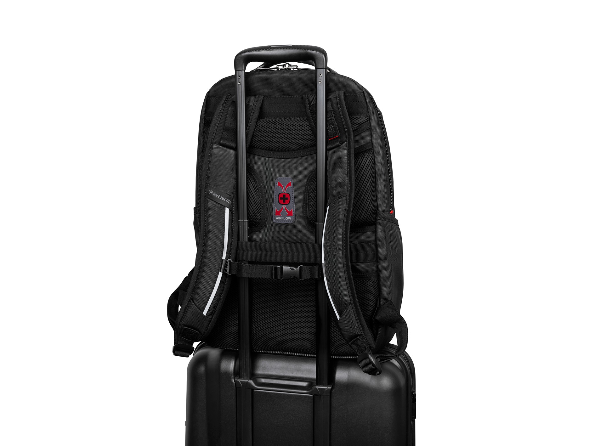 Wenger Cosmic 17-tommer laptop-rygsæk med lomme til tablet – sort