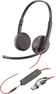 Poly Blackwire C3225 Stereo USB-C/A & 3,5 mm