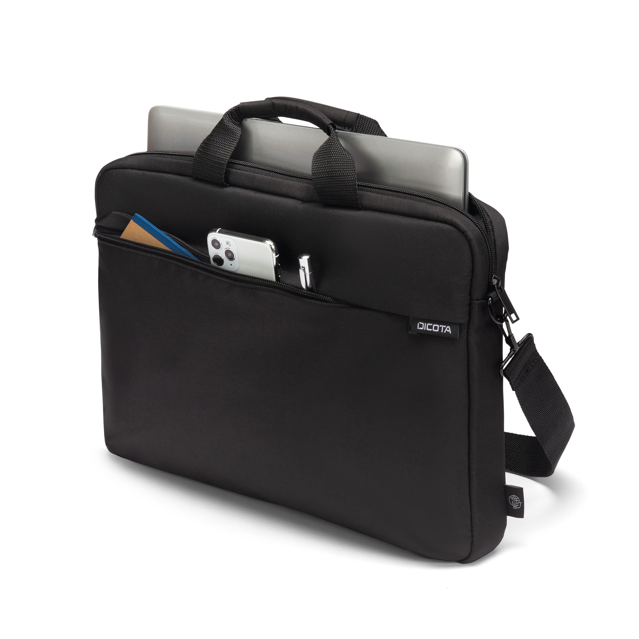 "Dicota bærbar taske Slim Case ONE 14-16"" sort"