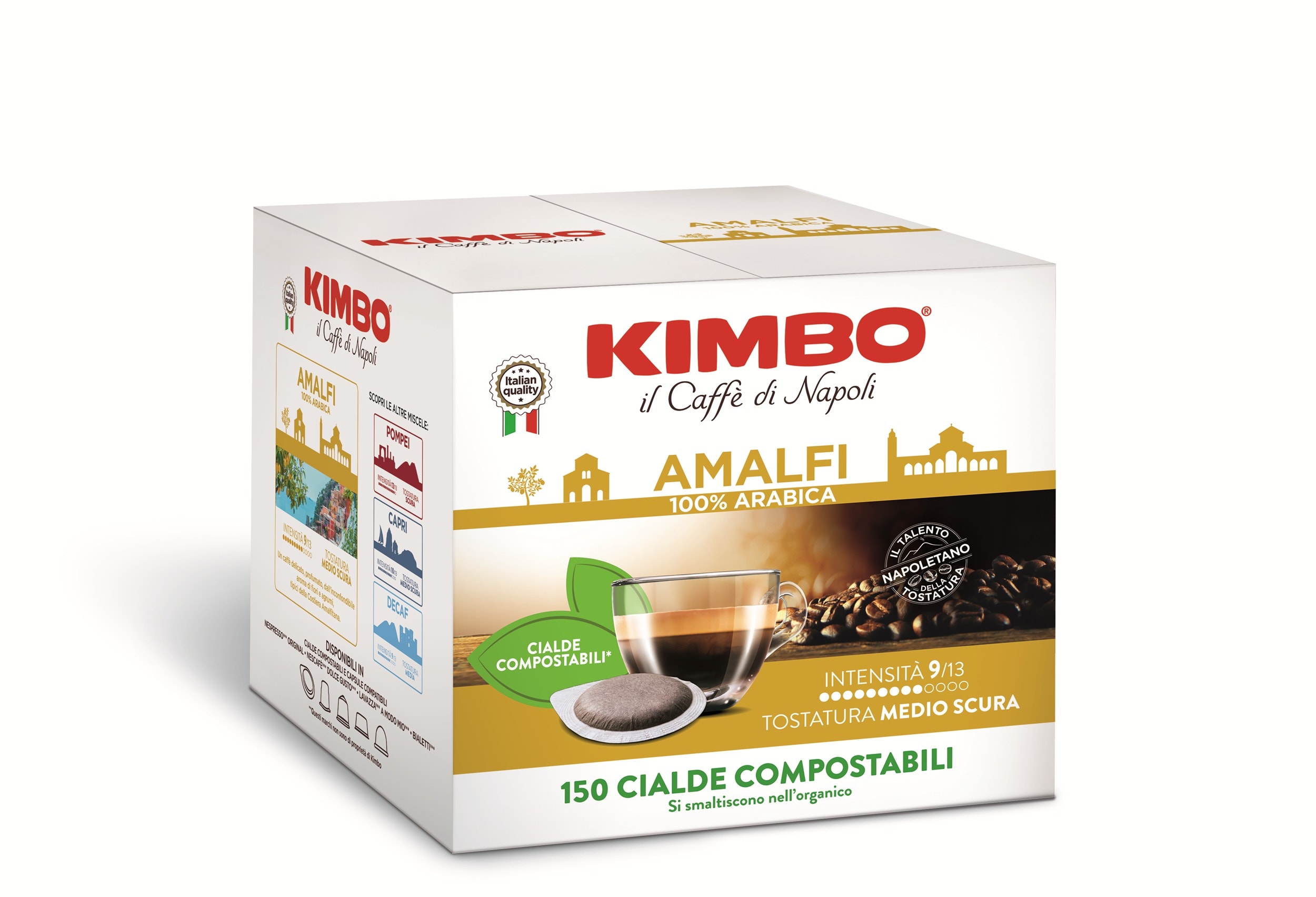 Kimbo AMALFI - 44mm ESE Pads 150 stykker a 7,3g