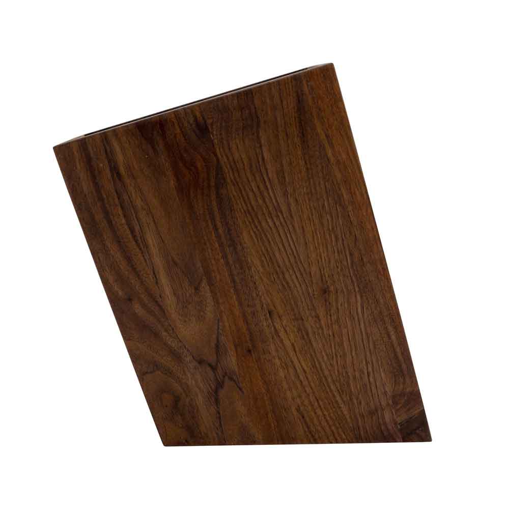 Continenta knivblok, fleksibel indsats, faset, valnød