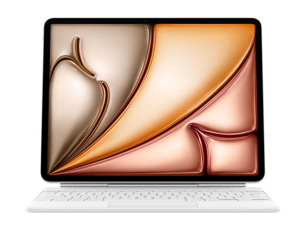 Apple Magic Keyboard til iPad Air 13 (M4/M3/M2) - hvid (tysk tastatur)