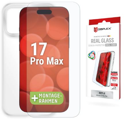 DISPLEX Glastaske til Apple iPhone 17 Pro Max