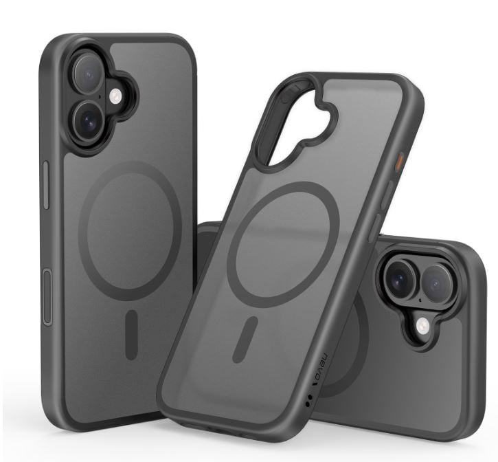 Nevox StyleShell Invisio - iPhone 17 kompatibel med MagSafe , sort