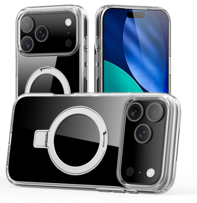 Nevox StyleShell SHOCKFlex iPhone 17 Pro Max kompatibel med MagSafe transparent