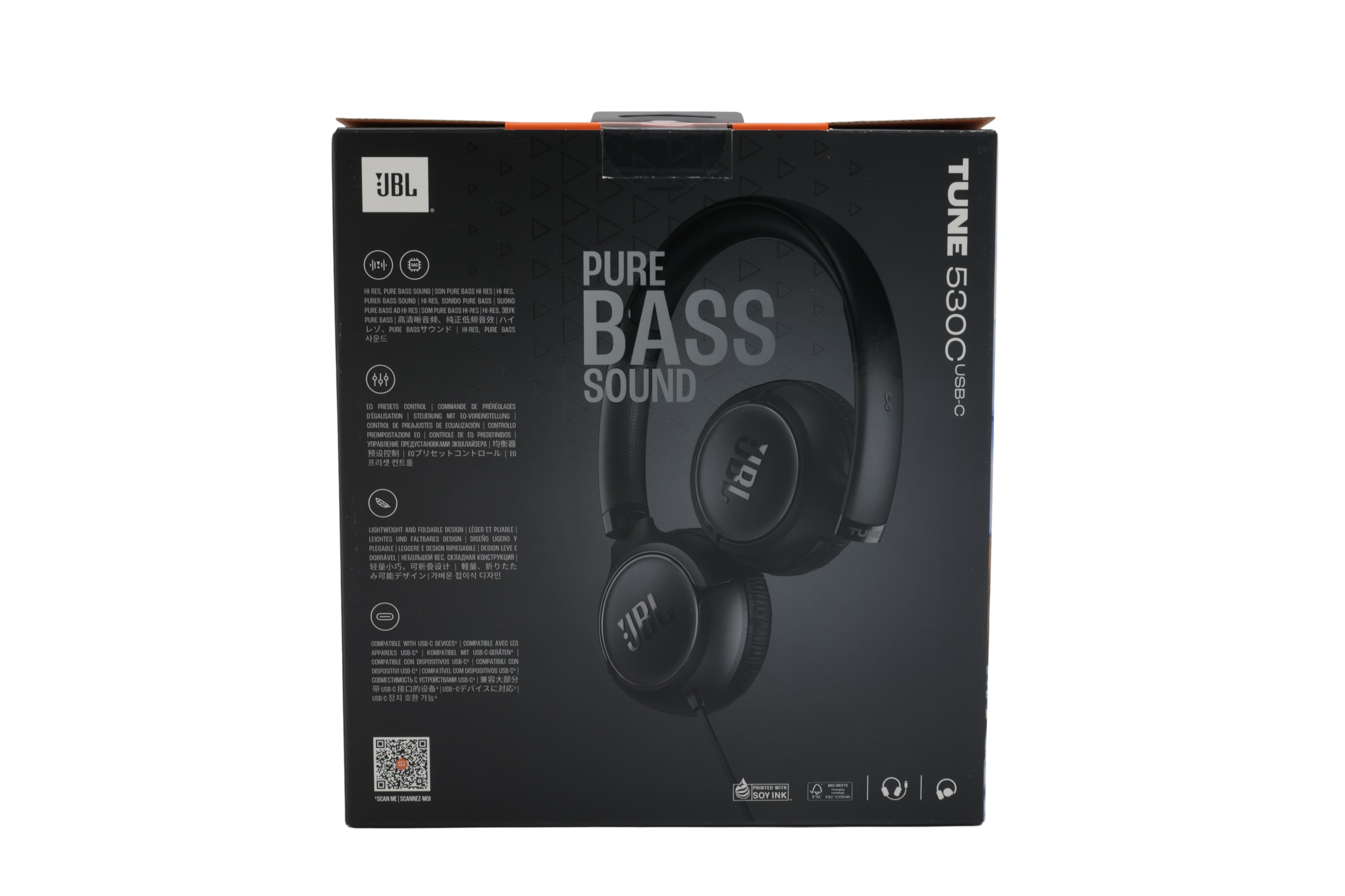 JBL JBLT530CBLK Tune 530 C hovedtelefoner, sort
