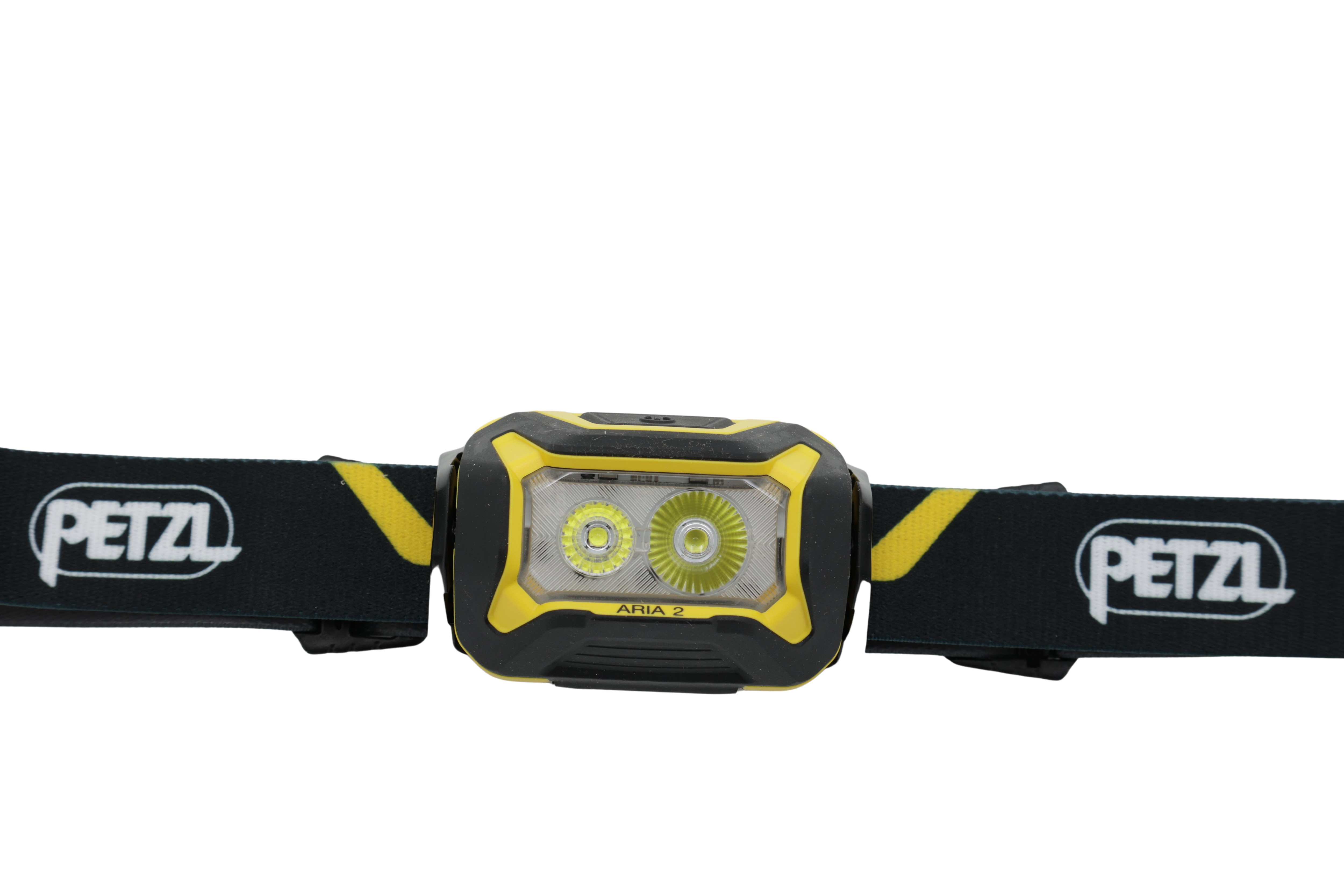 Petzl E070AB00 Pandelampe ARIA 2 sort/gul