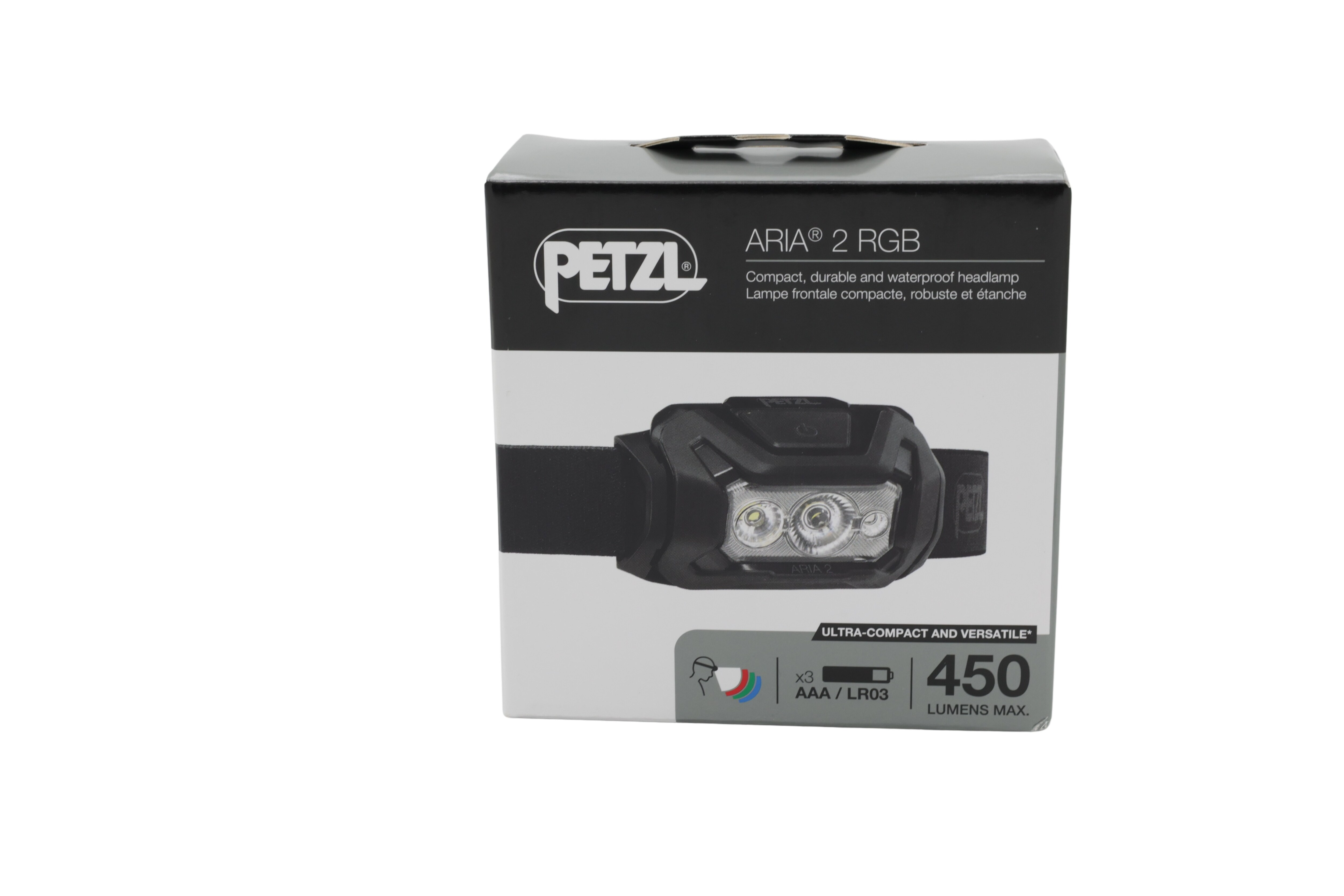 Petzl E070BB00 Forlygte ARIA 2 RGB sort