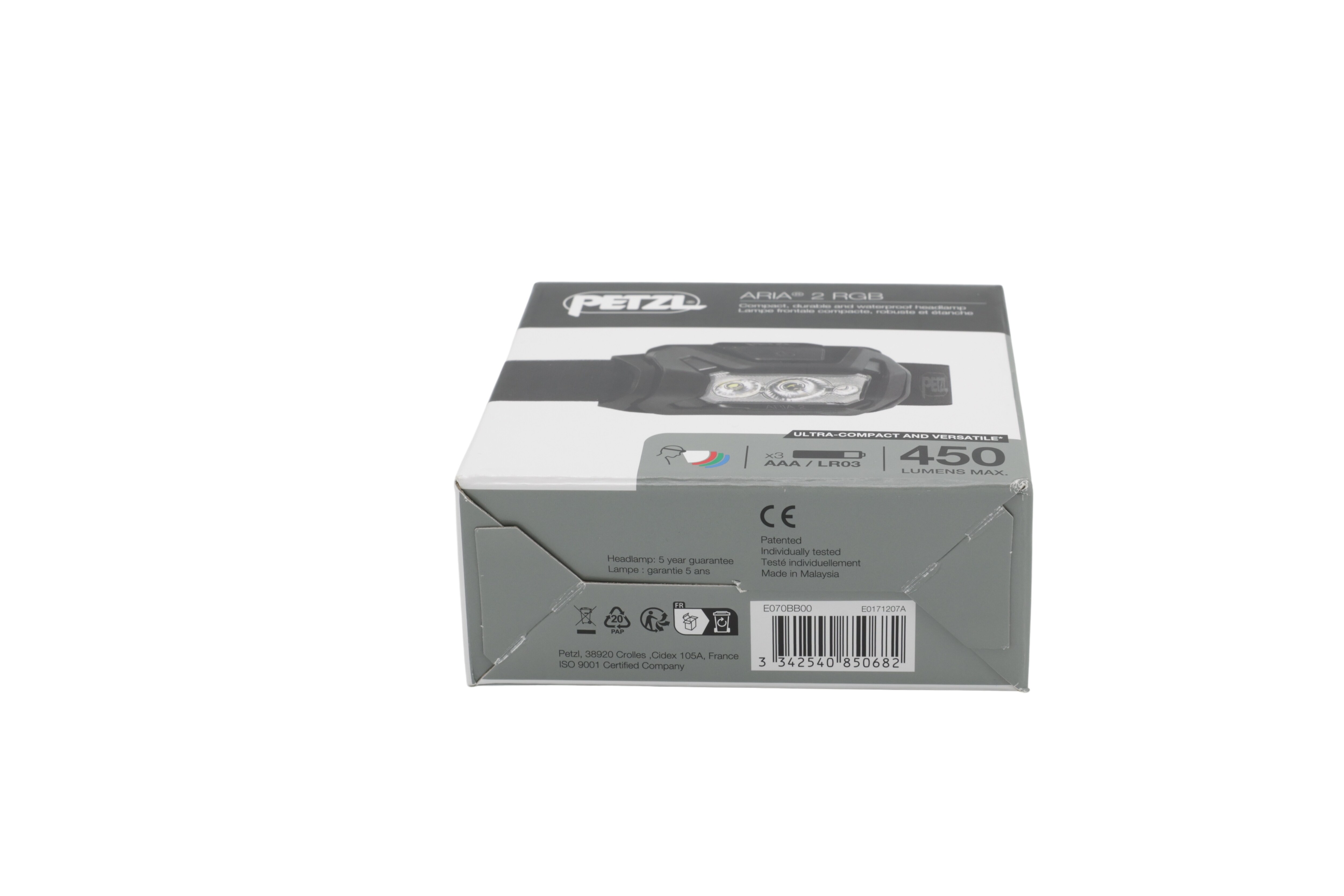Petzl E070BB00 Forlygte ARIA 2 RGB sort