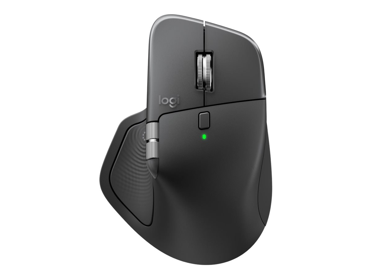 Logitech MX Master 4 for Business - Mus - 8 knapper - trådløs - Bluetooth, 2.4