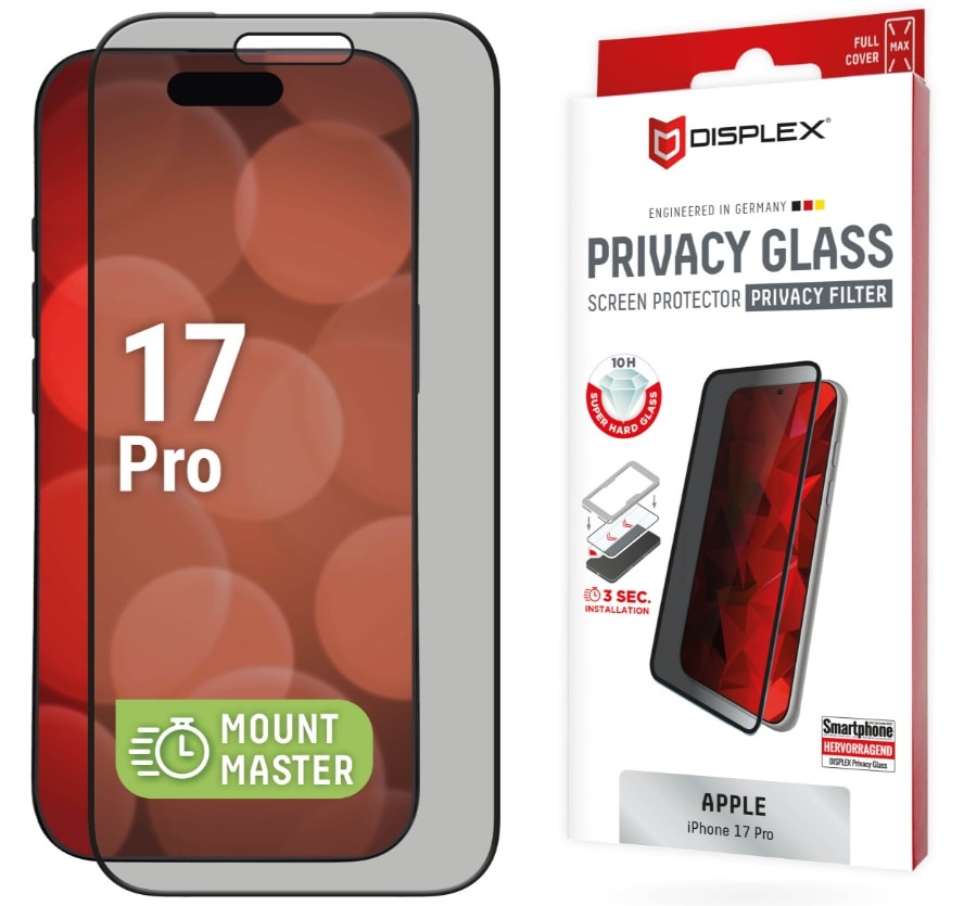 DISPLEX Privacy Glass MM Apple iPhone 17 Pro