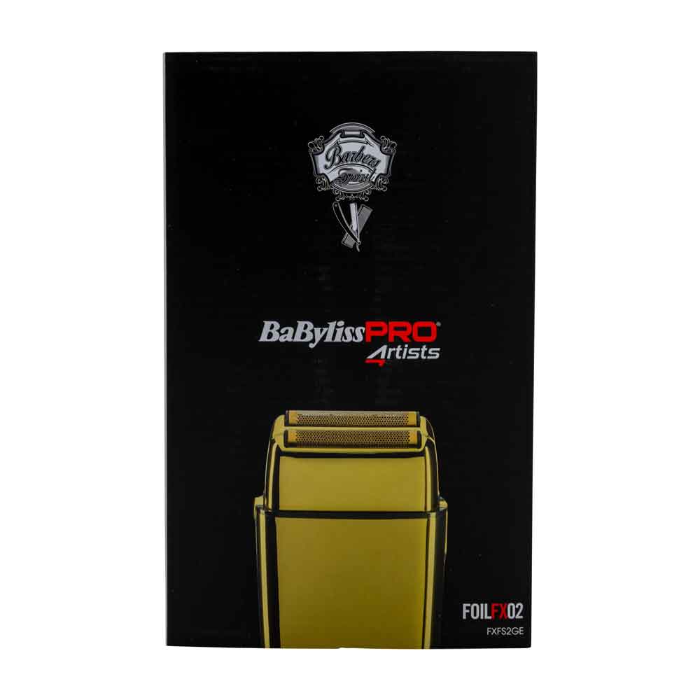 BaByliss FXFS2GE PRO 4Artists barbermaskine med dobbelt folie, guld