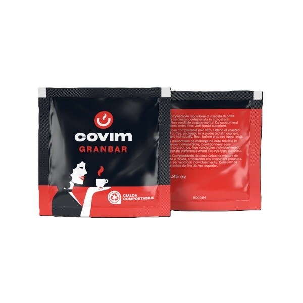 covim GRANBAR 44mm ESE System kaffepods 150 stk. af 7 g