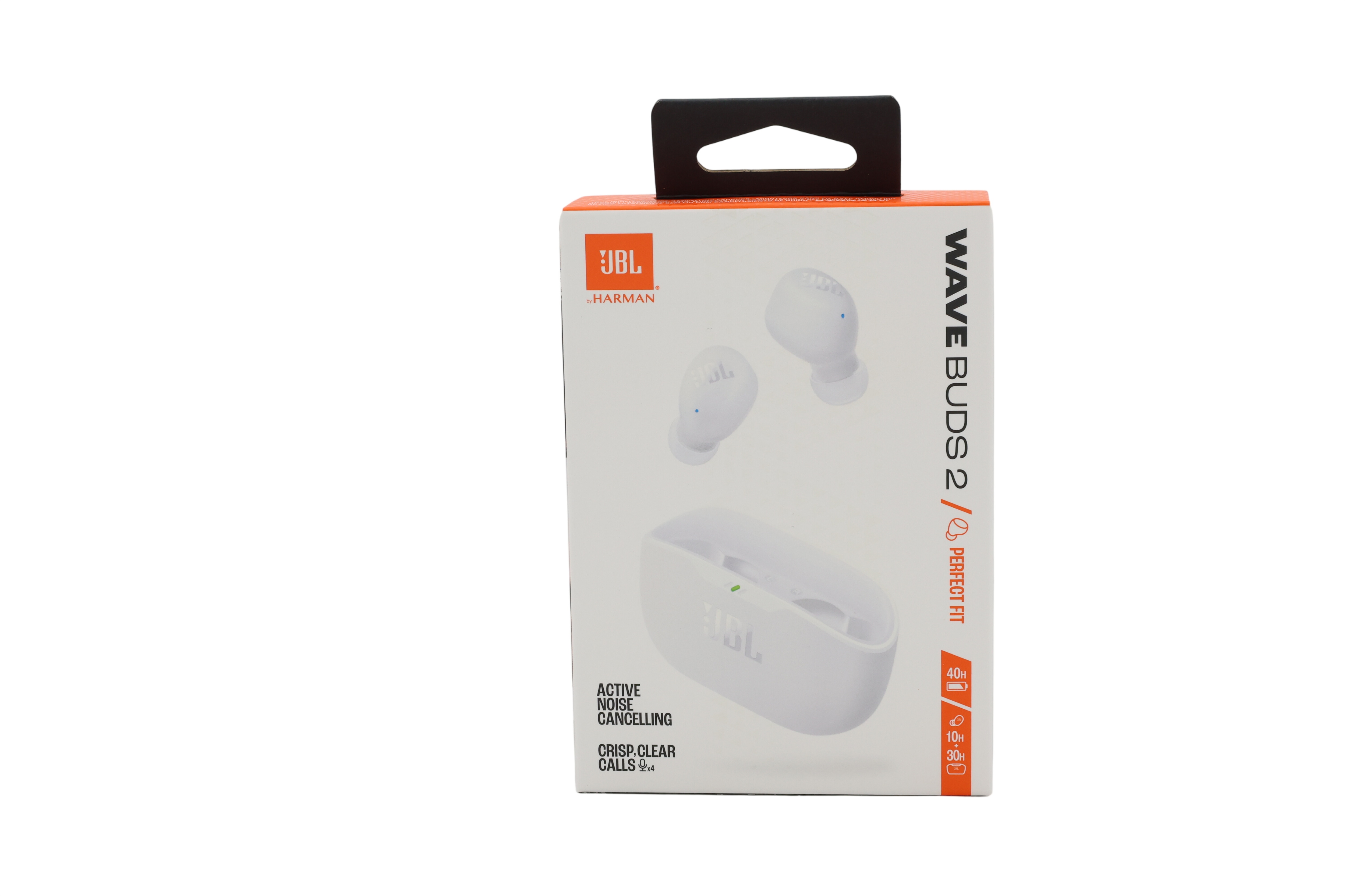 JBL Wave Buds 2, trådløse Bluetooth-in-ear-hovedtelefoner, hvid