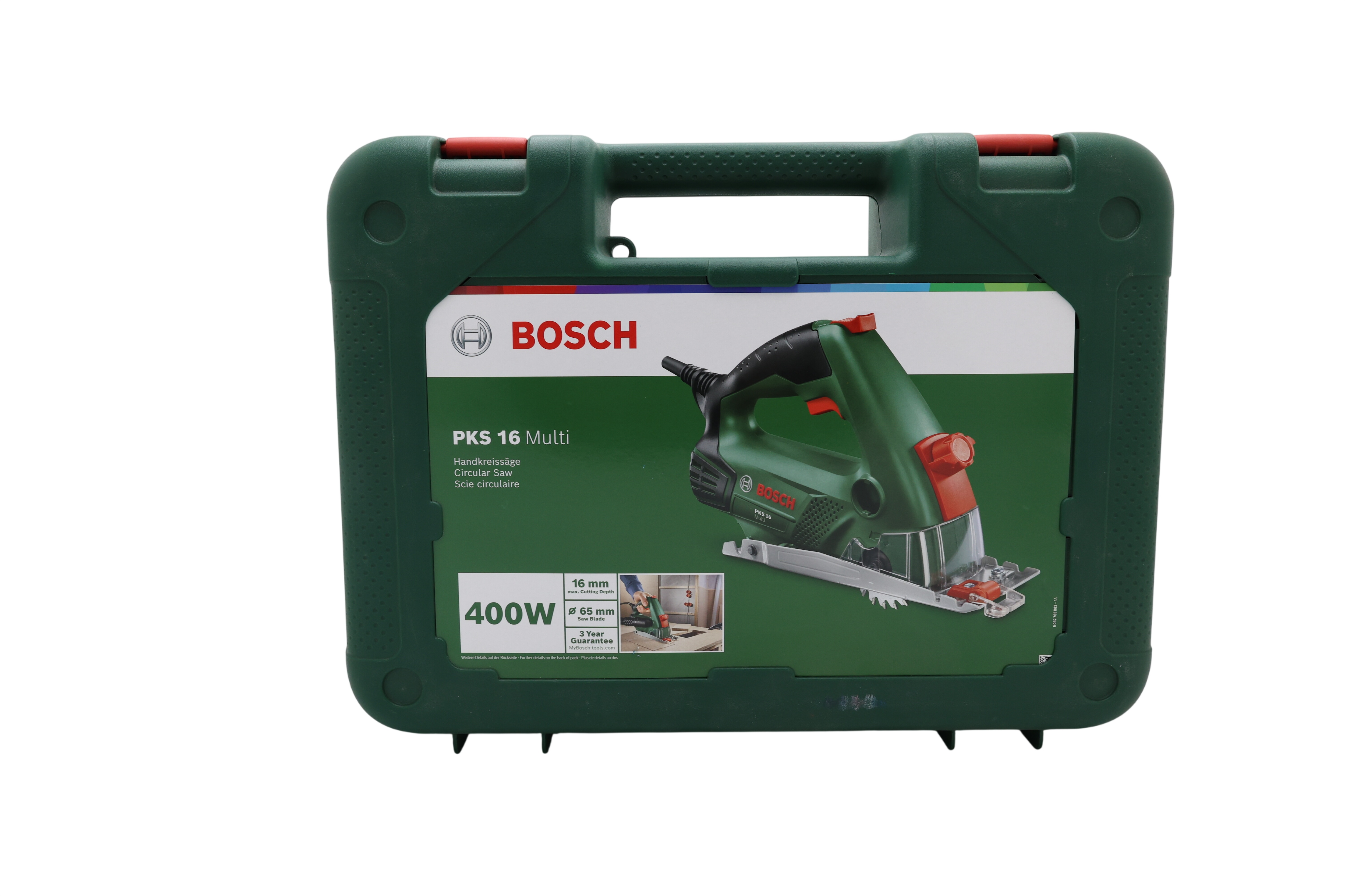 Bosch 06033B3000 Mini-rundsav PKS 16 (400 watt i kuffert)