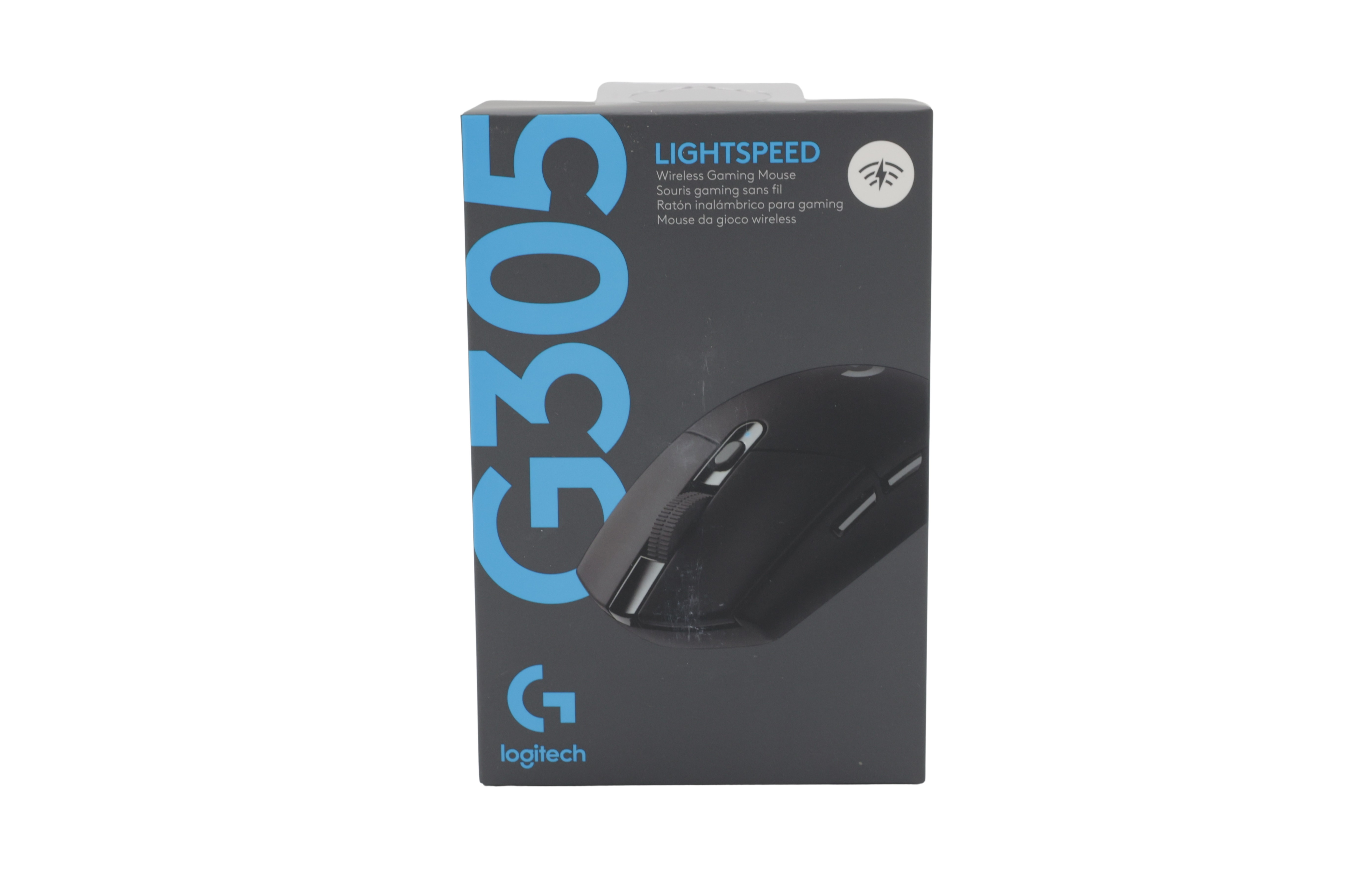 Logitech G305 Lightspeed, sort