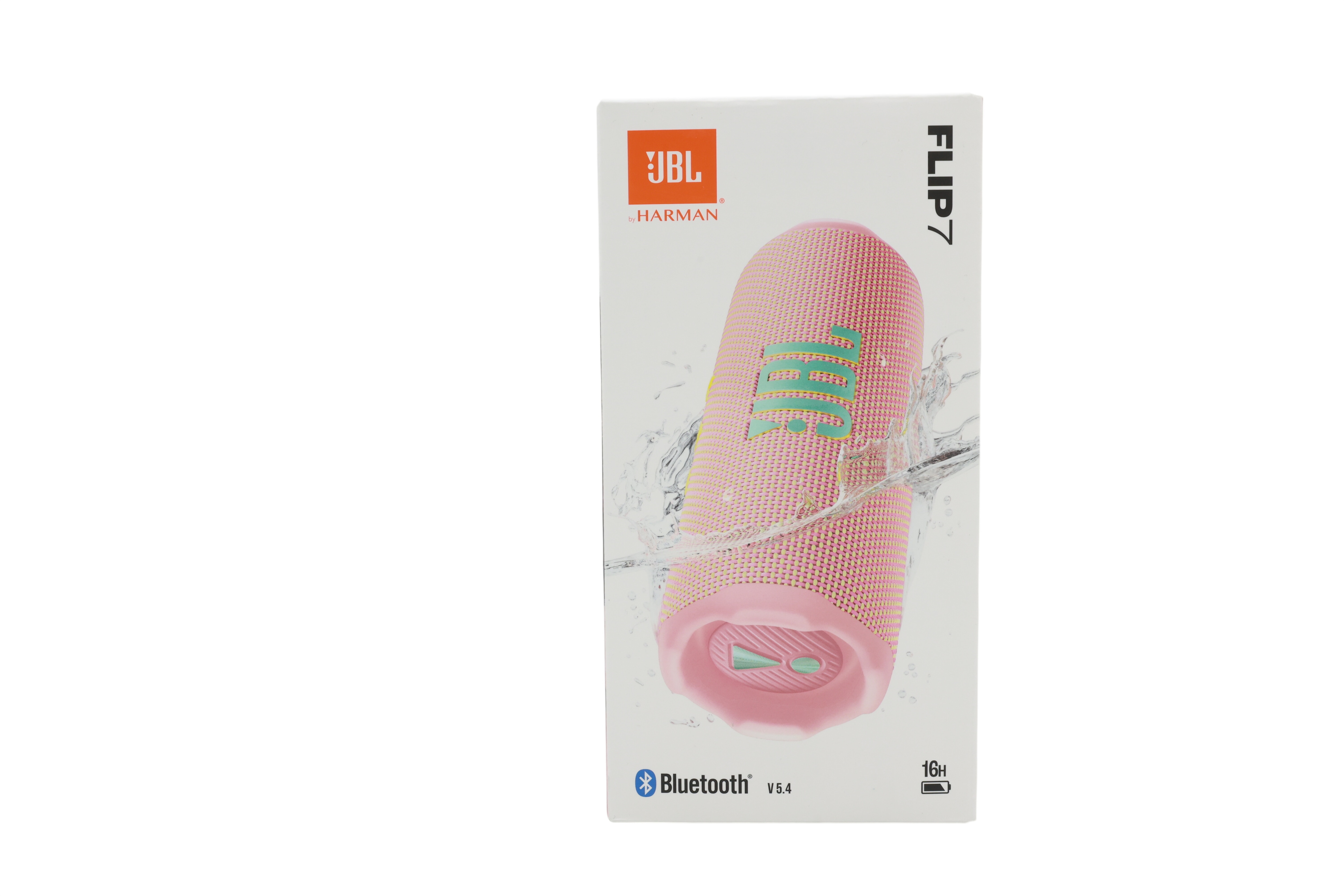 JBL Flip 7, trådløs bærbar Bluetooth-højttaler, lyserød