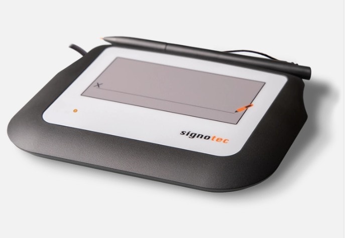 Signotec-signatur-PAD Sigma LITE med HID-USB