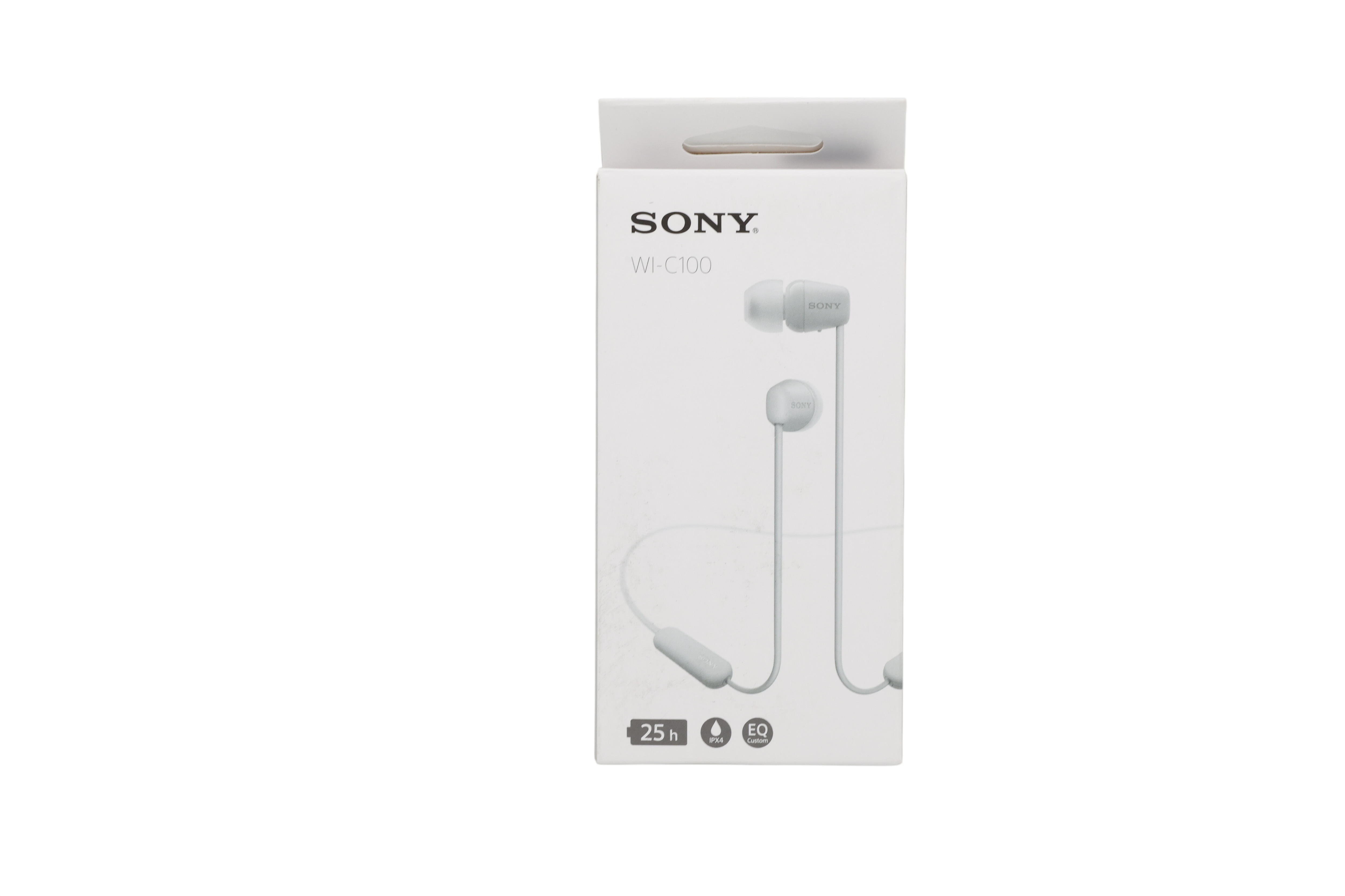 Sony WI-C100 trådløse in-ear-hovedtelefoner, hvid