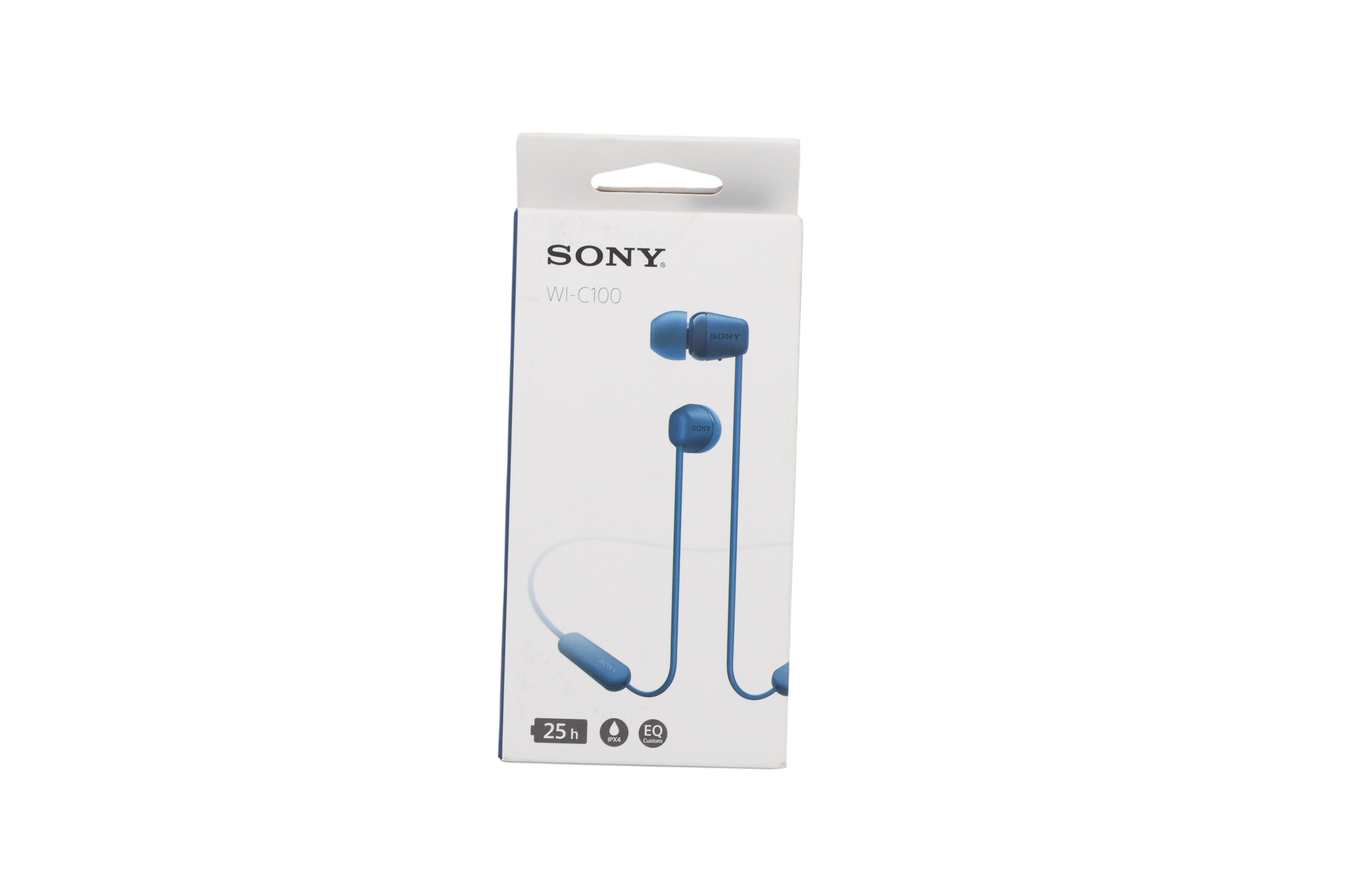 Sony WI-C100 trådløse in-ear-hovedtelefoner, blå