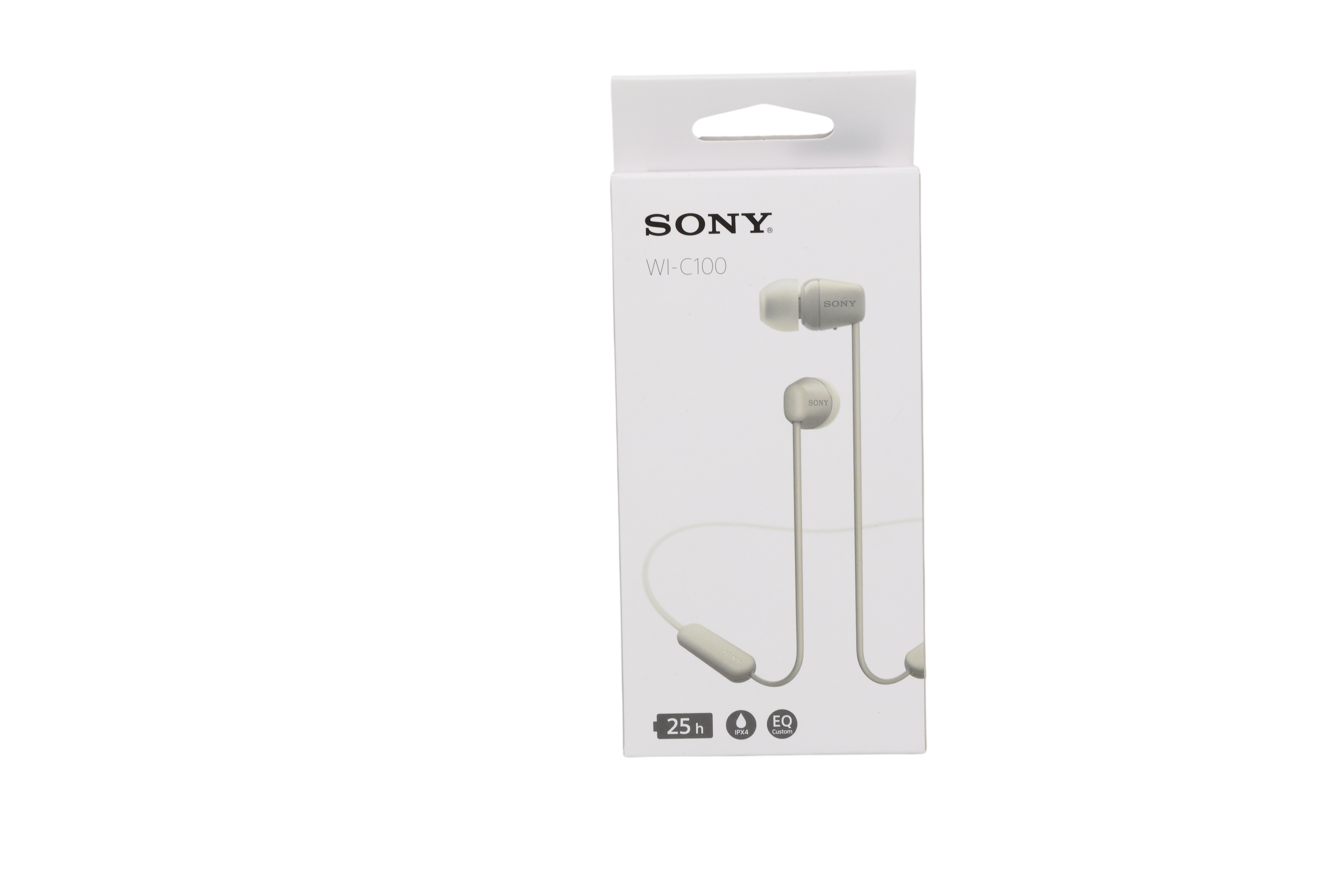 Sony WI-C100 trådløse in-ear-hovedtelefoner, taupe