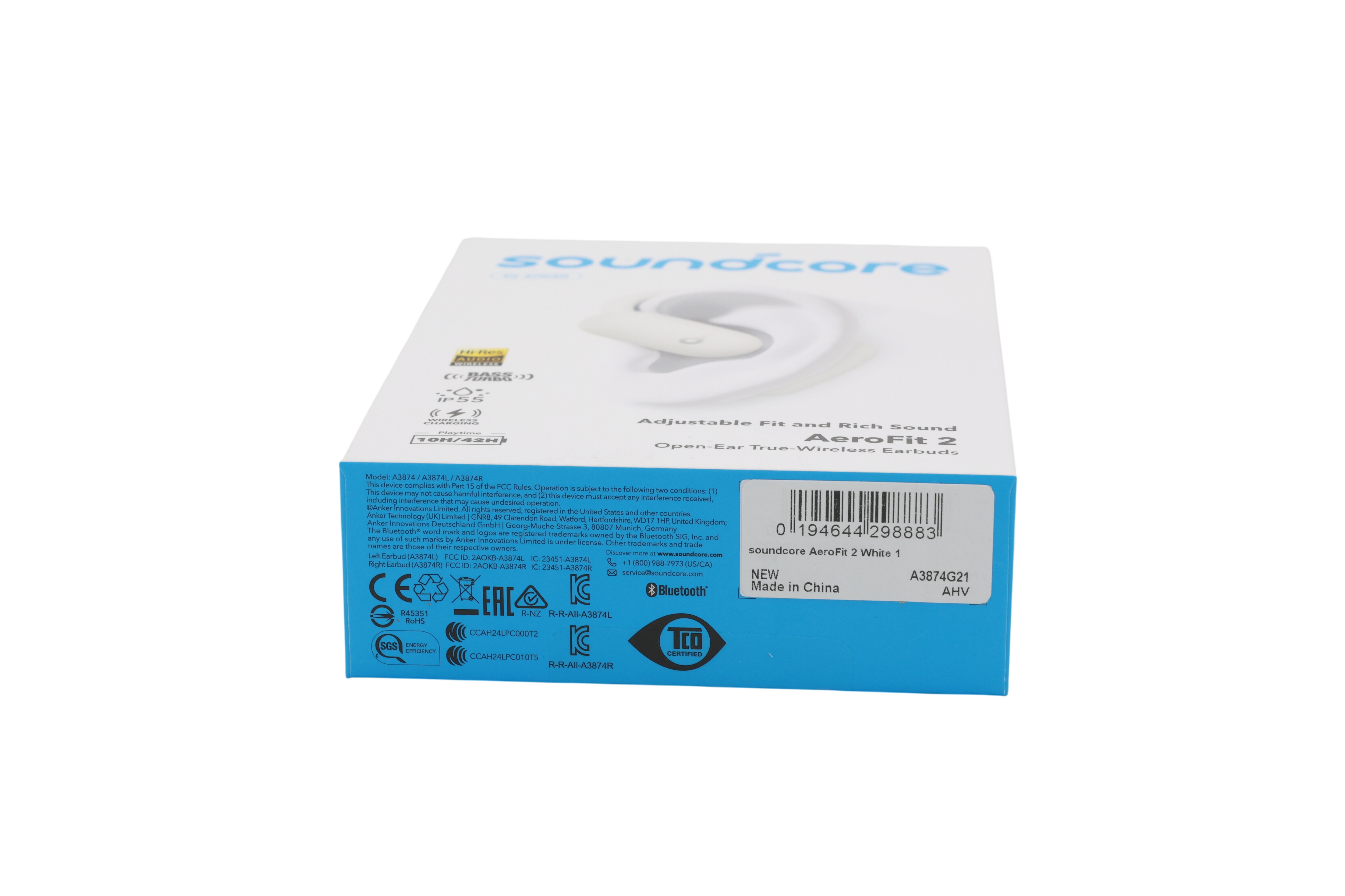 Soundcore AeroFit 2 – Hvid