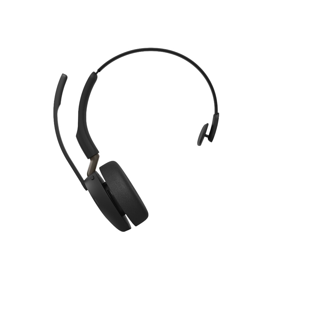 Jabra Evolve3 65 UC Mono, sort, med Link 390a