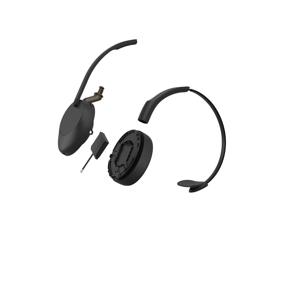 Jabra Evolve3 65 UC Mono, sort, med Link 390a