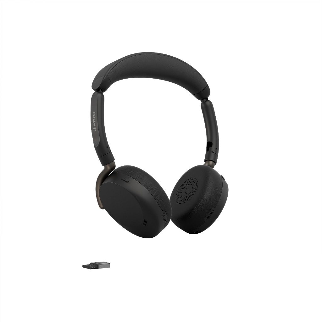 Jabra Evolve3 65 Flex UC, sort, med Link 390a