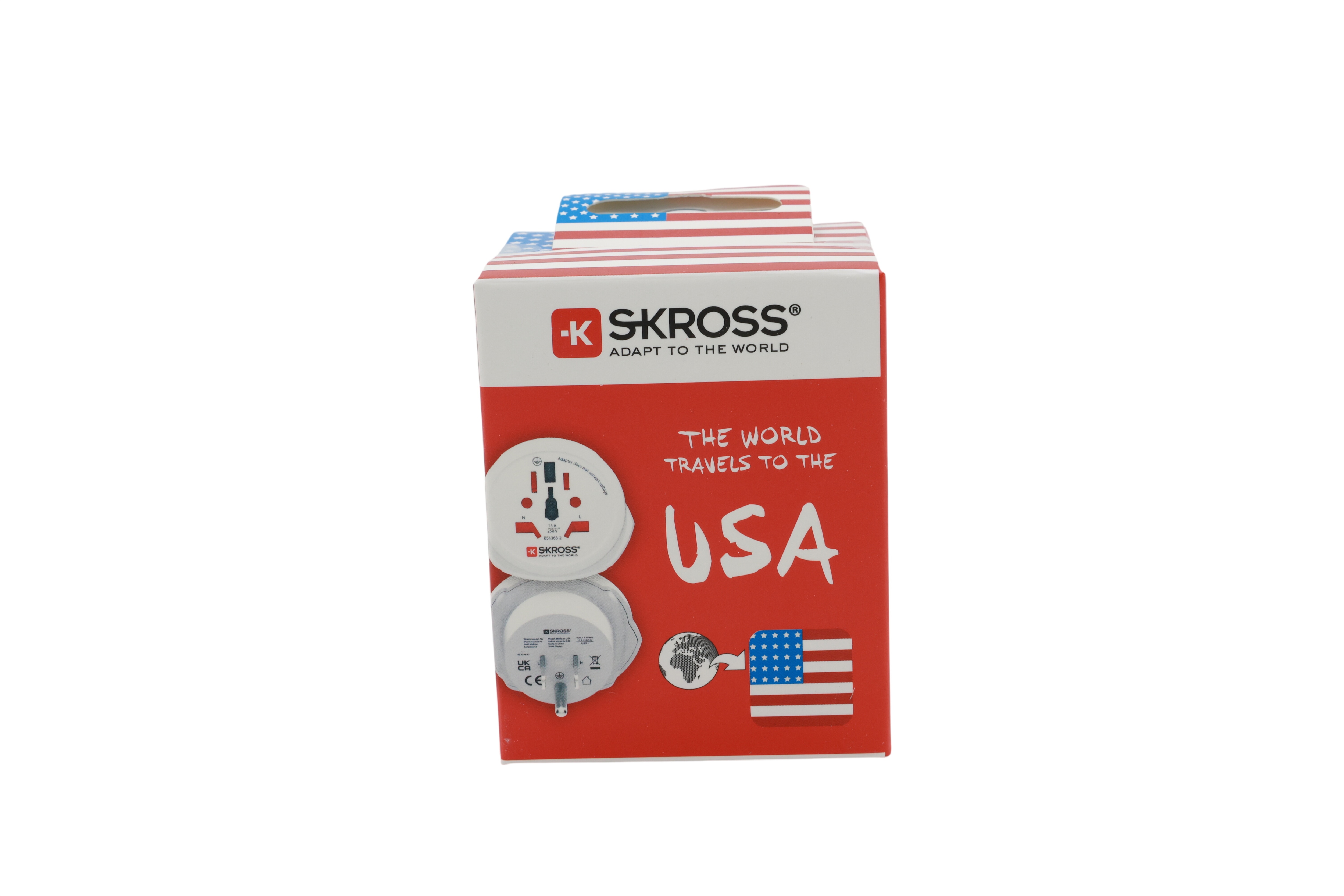 SKROSS World til USA, hvid, detailhandel