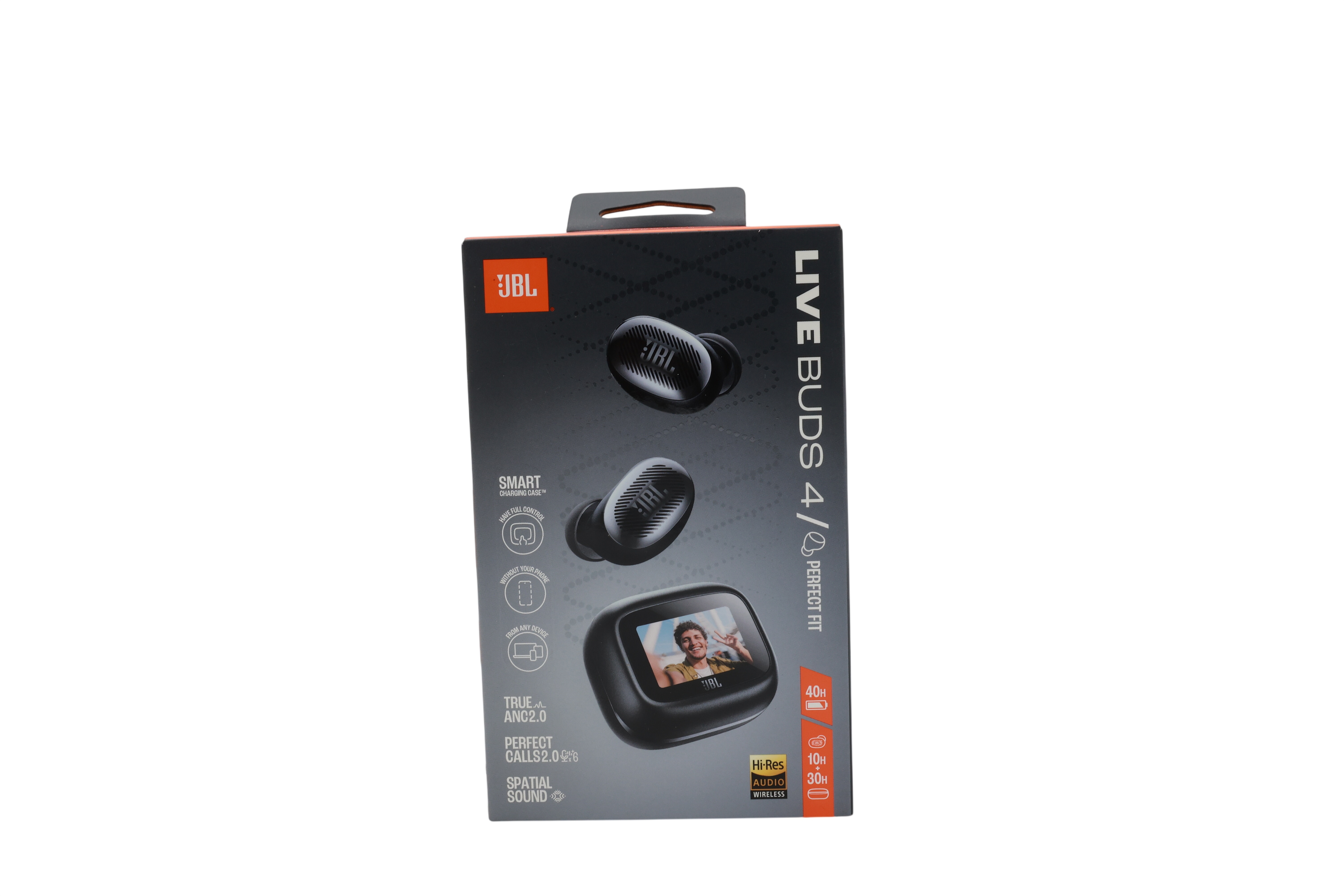 JBL Live Buds 4, trådløse in-ear-hovedtelefoner med Bluetooth, sort