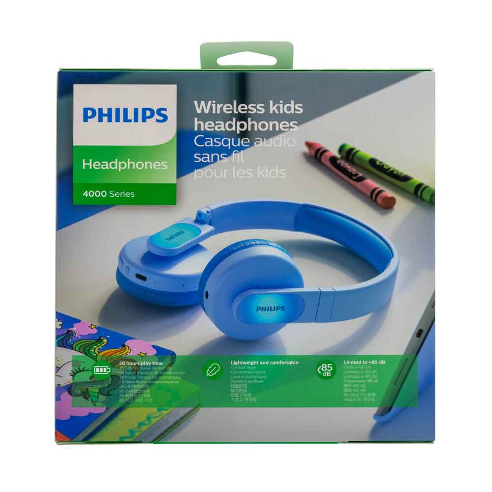 Philips TAK4206BL/00 Over-ear Bluetooth-børnehovedtelefoner, trådløse, blå