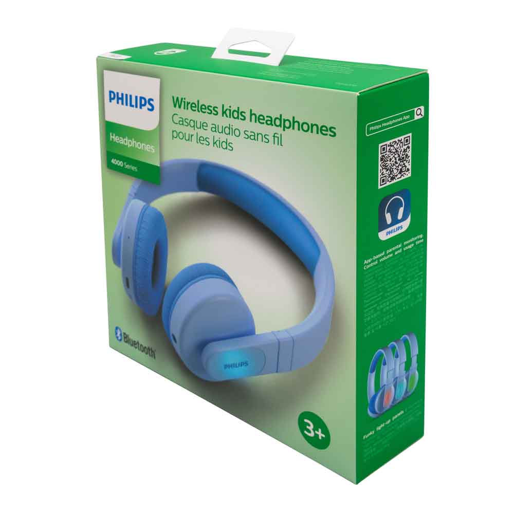 Philips TAK4206BL/00 Over-ear Bluetooth-børnehovedtelefoner, trådløse, blå